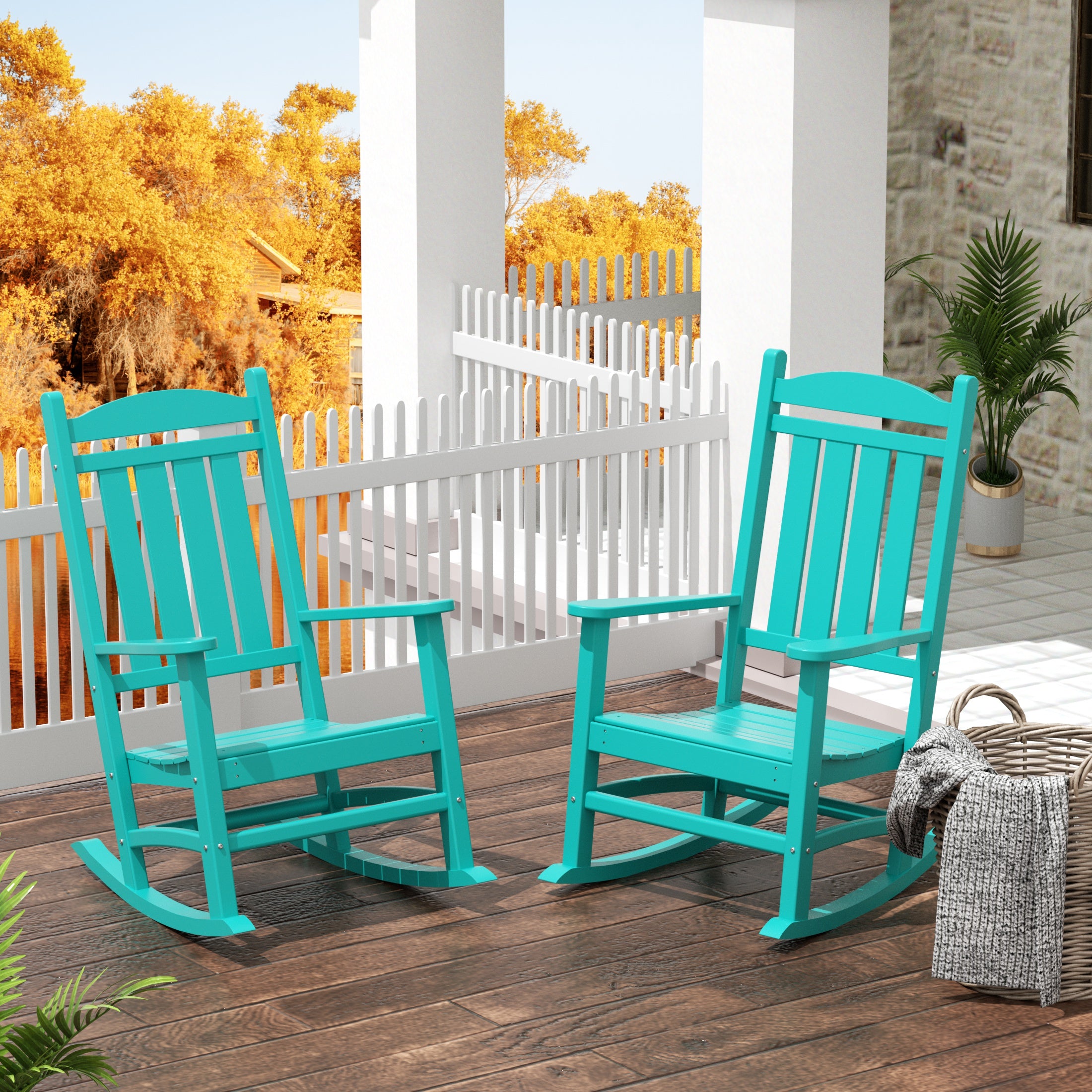 Paradise 2-Piece set Outdoor / Patio rocking chairs ( 2 seater )