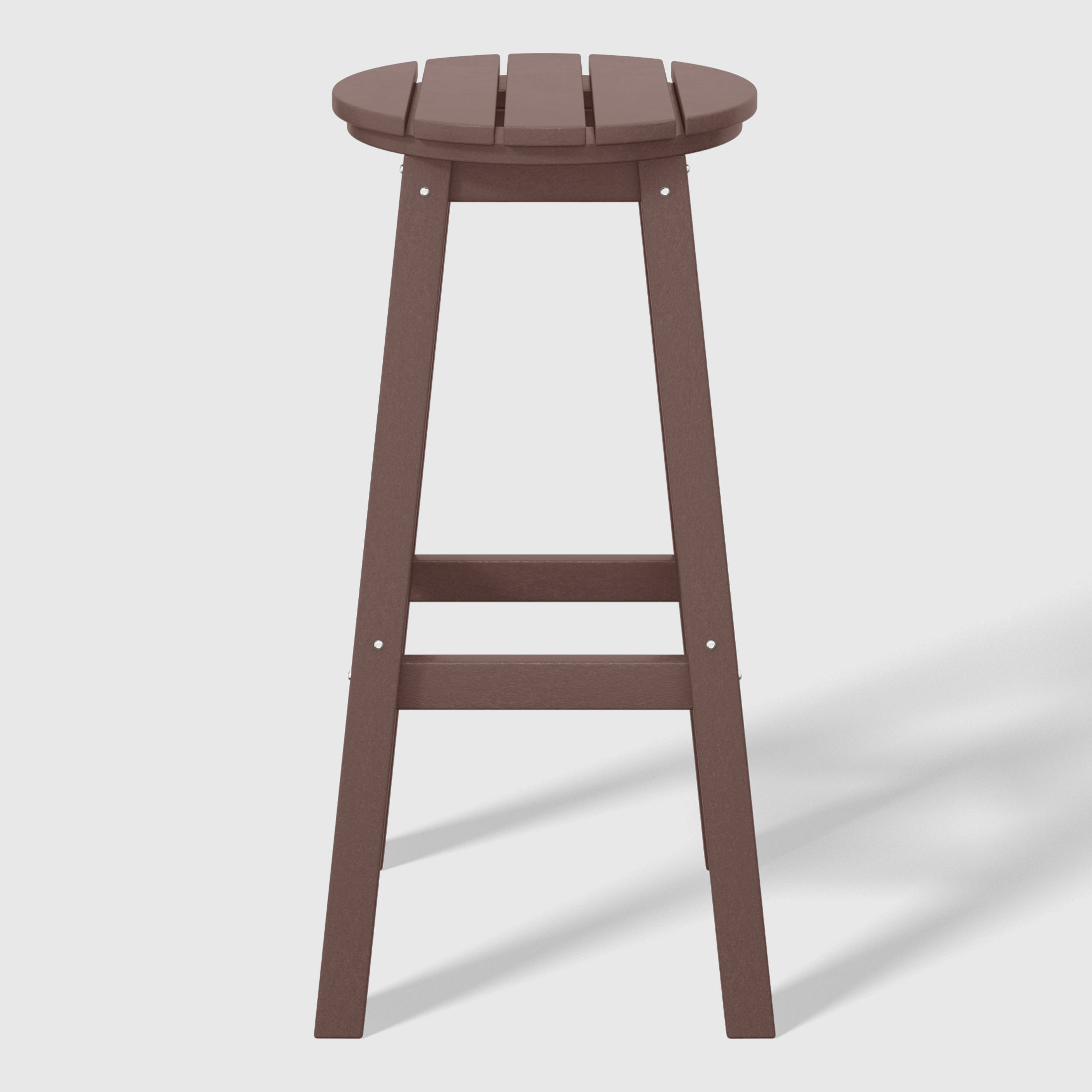 Paradise 29" HDPE Outdoor Patio Round Bar Stool Set of 2