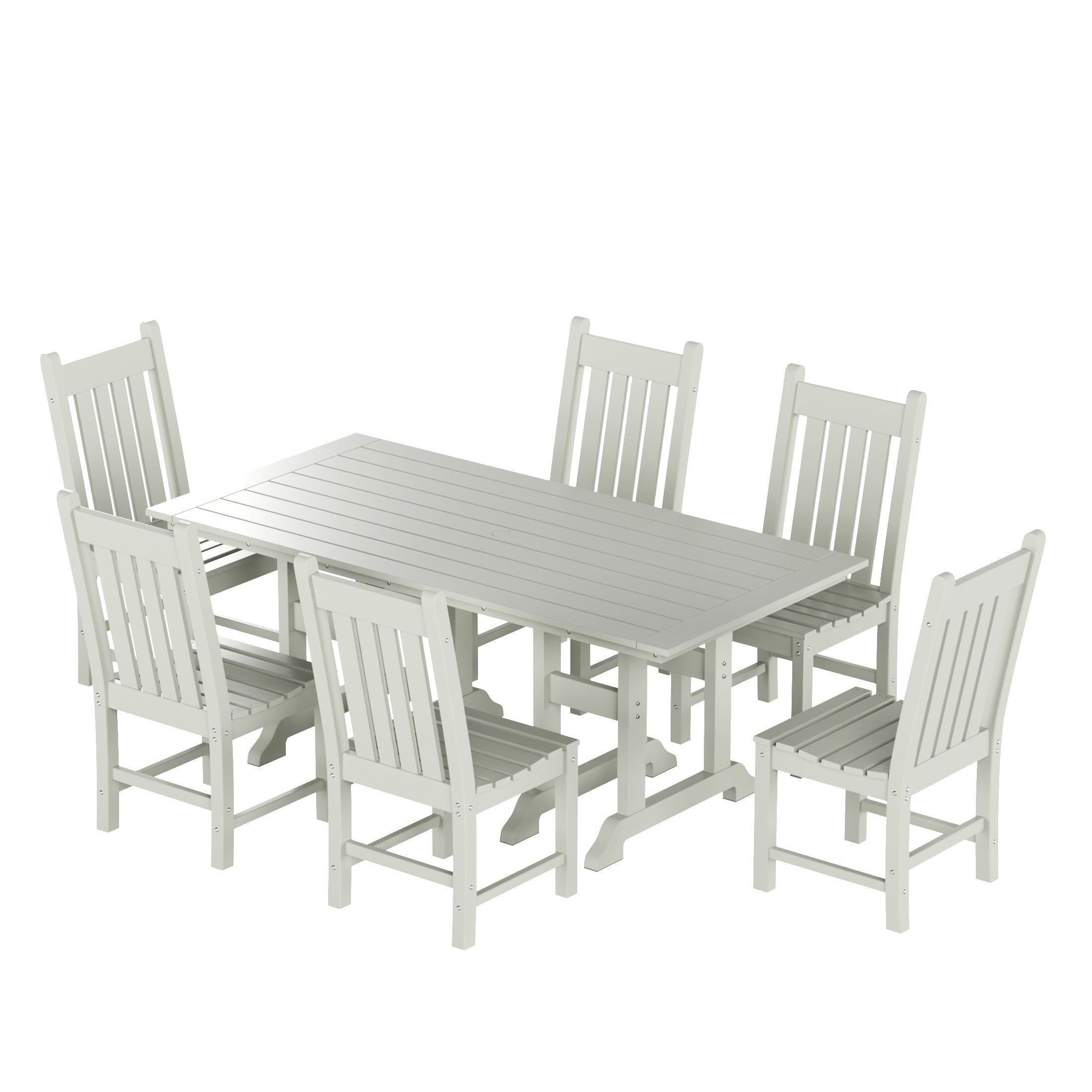Paradise 7 Piece Outdoor Patio Dining Set Outdoor Table and Chair Set