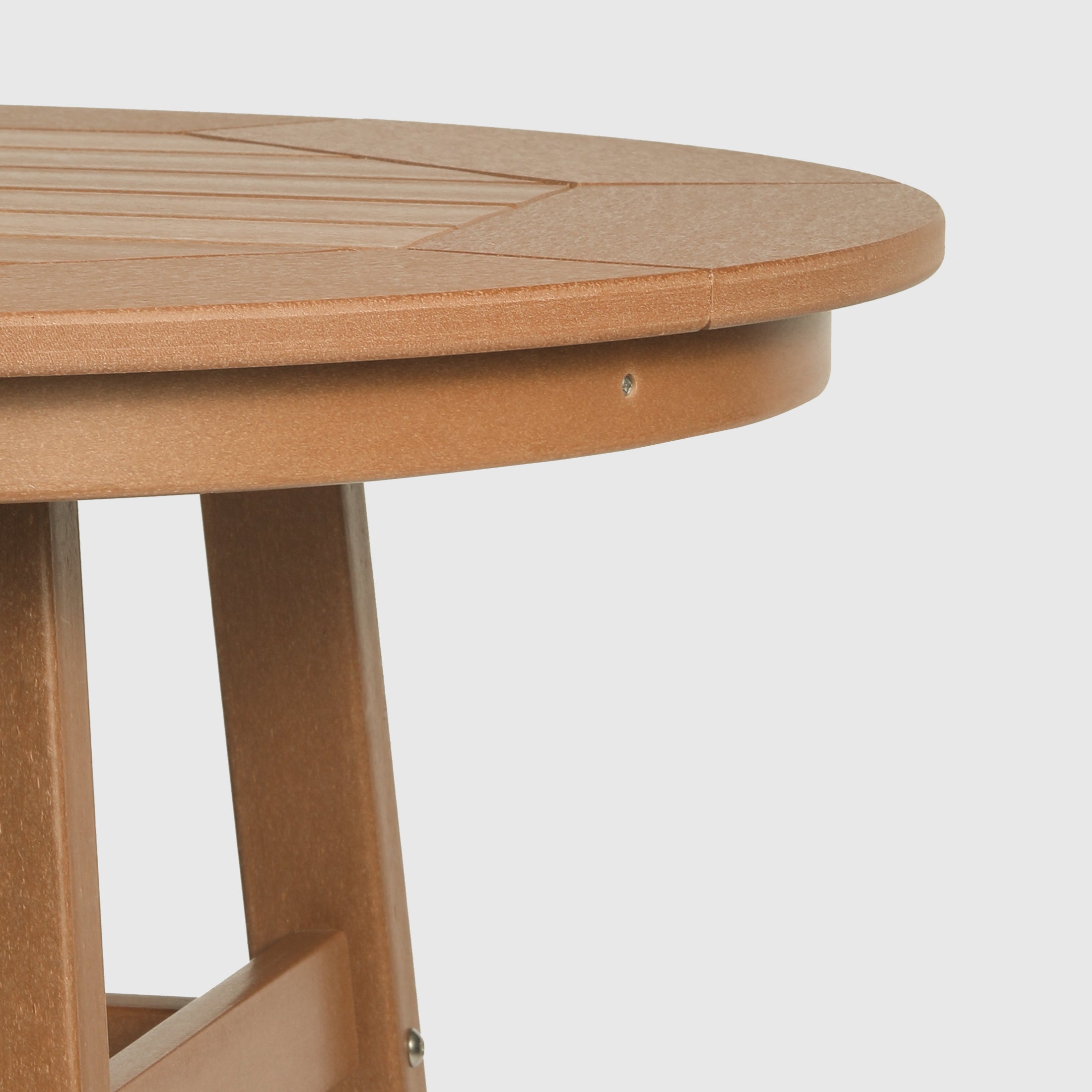 Paradise Outdoor 35" HDPE Round Patio Bar Height Table