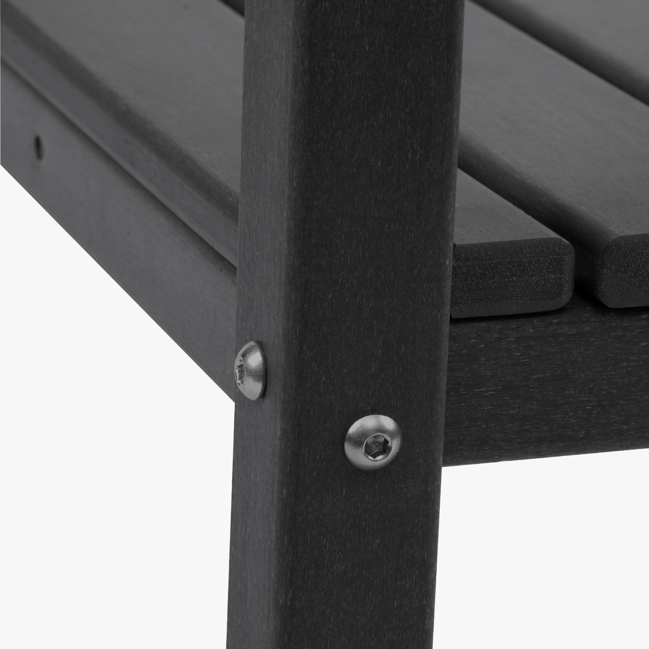 Paradise 36" Outdoor Adirondack HDPE 2-Tier Patio Side Table