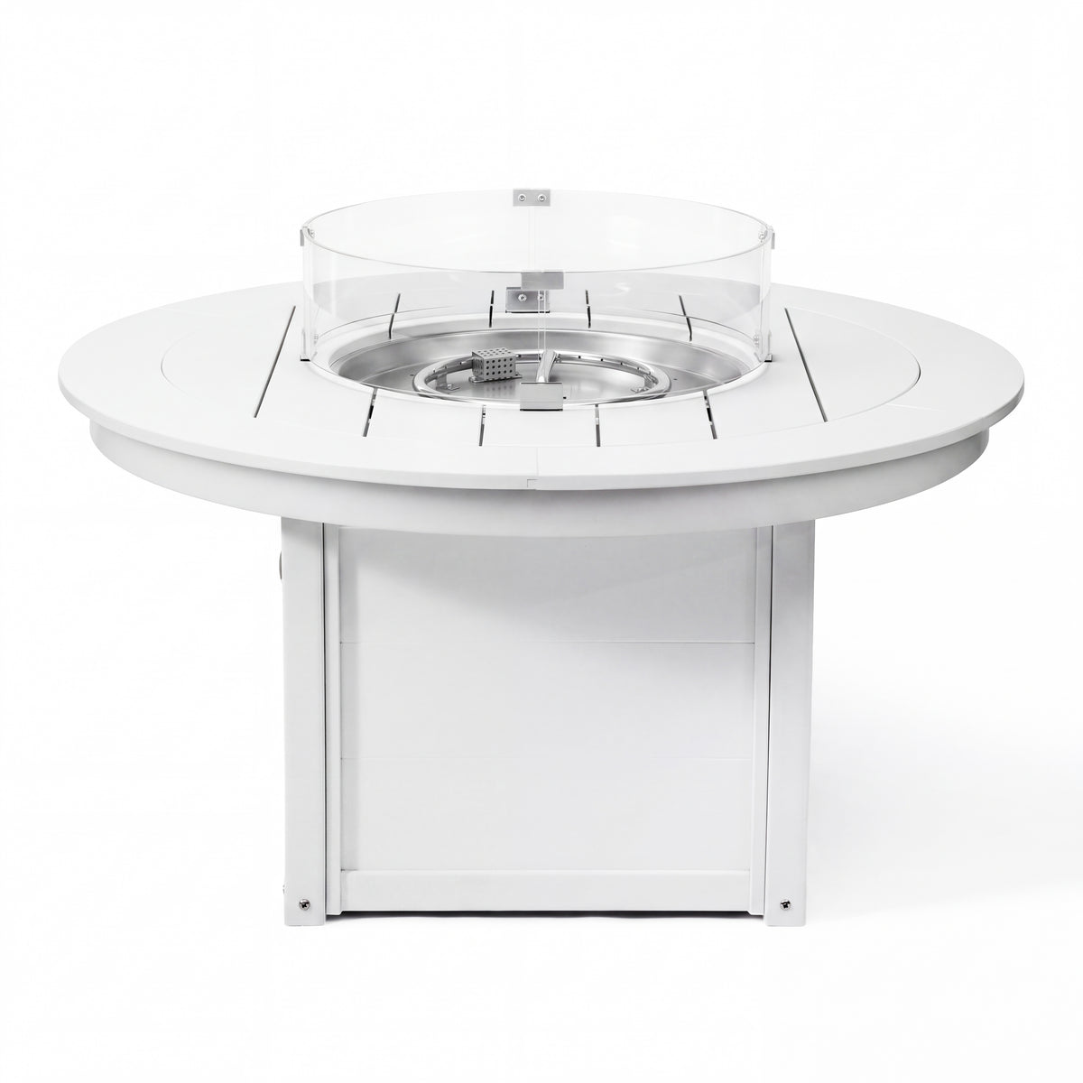 Sol 47" Modern Outdoor 55,000 BTU Patio Propane Round Fire Pit Table