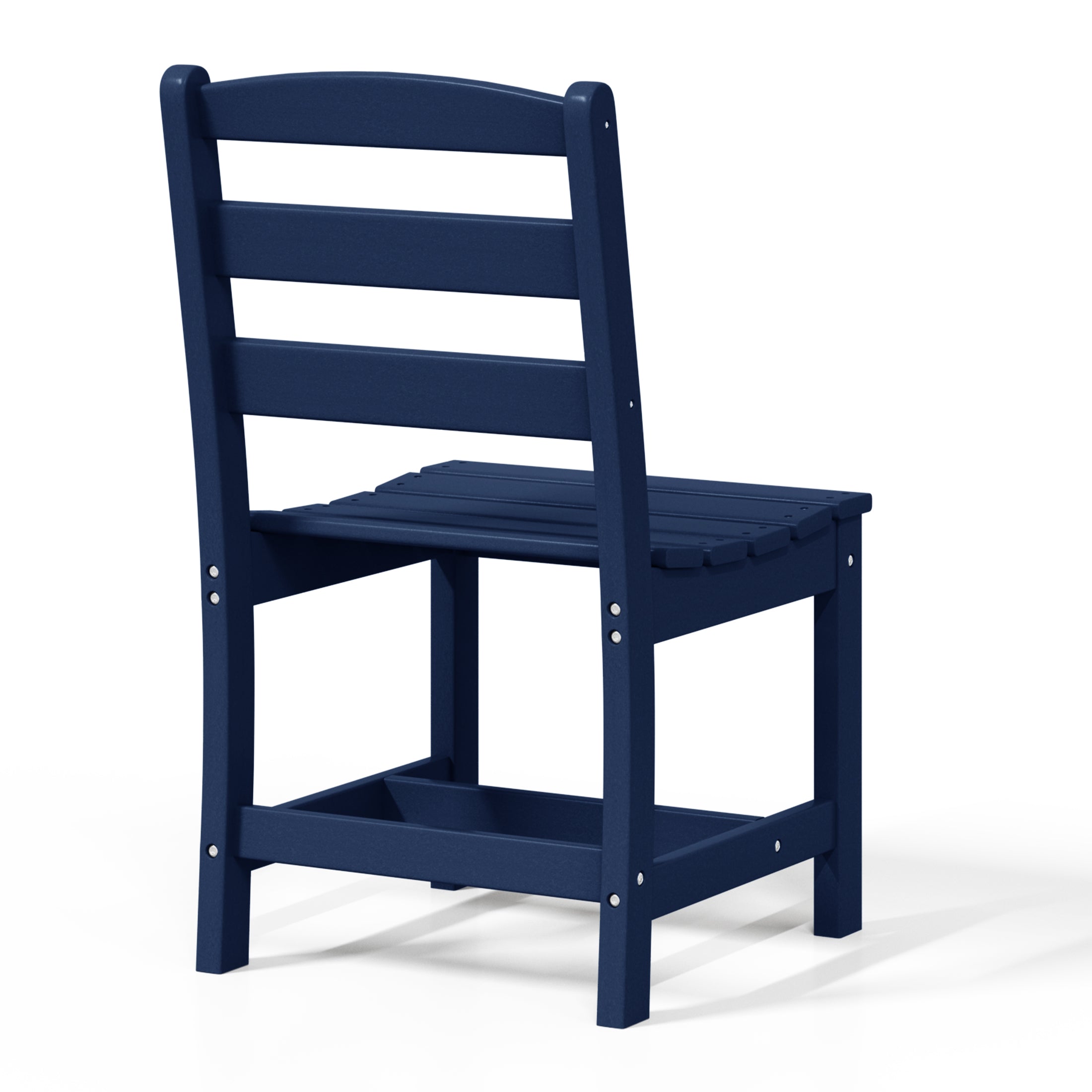 Palms Outdoor HDPE Patio Classic Armless Dining Side Chair