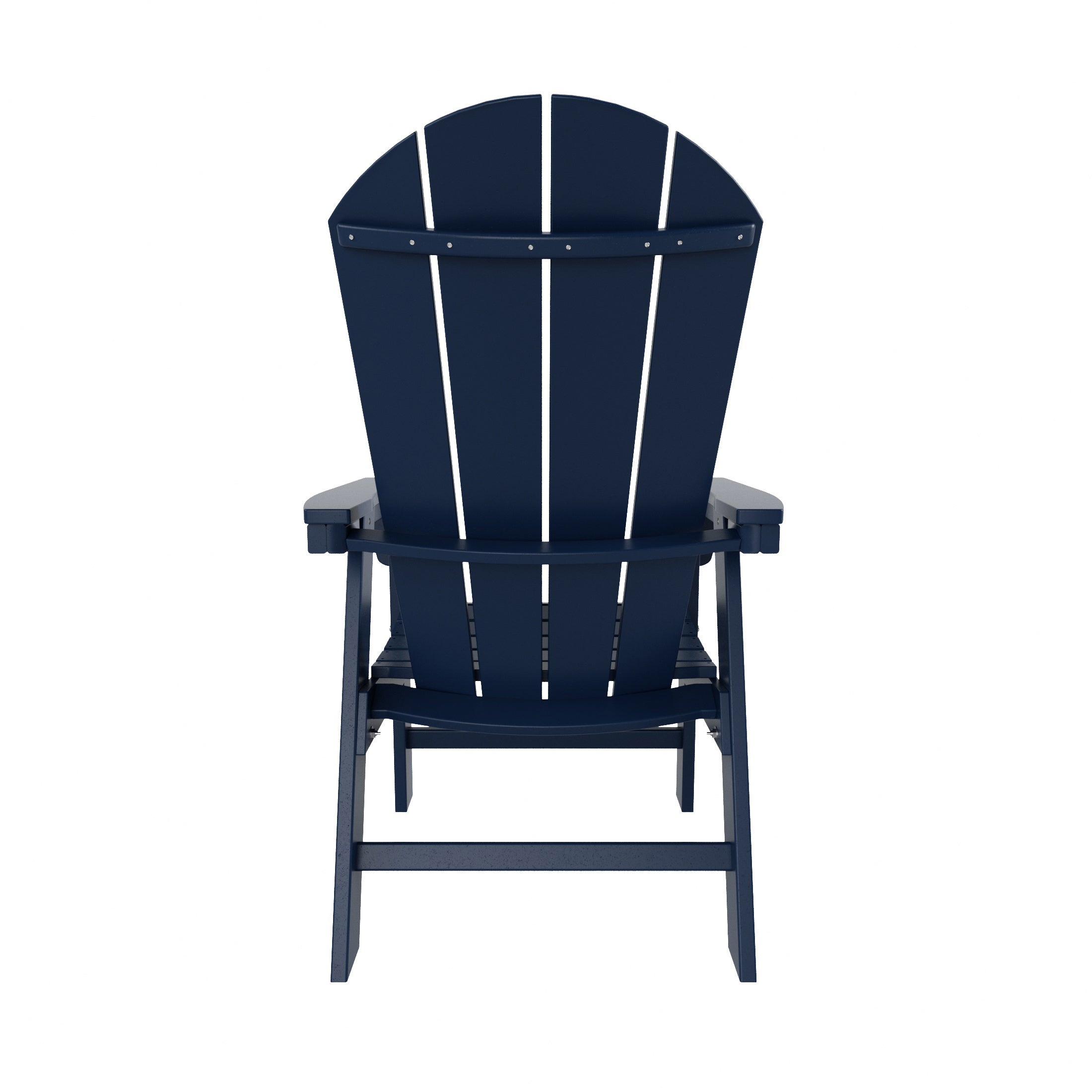 Paradise Outdoor Patio HDPE Plastic Adirondack Dining Chair