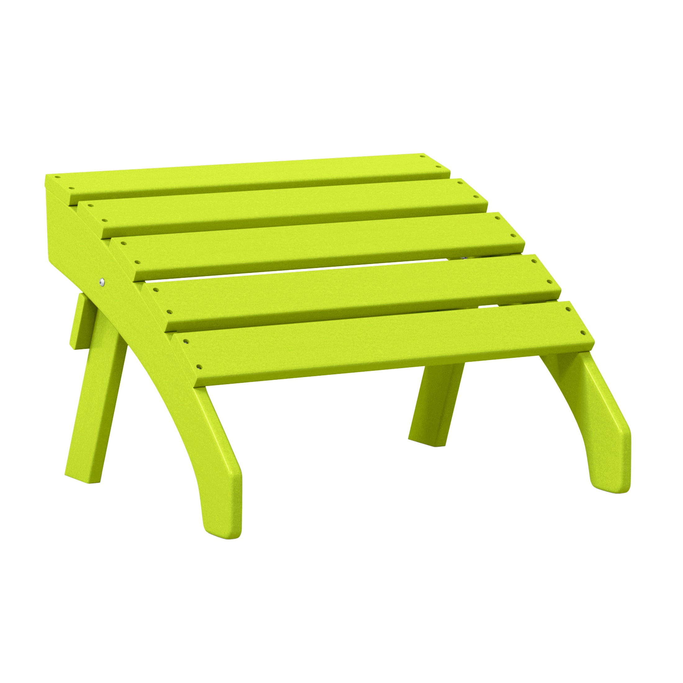 Portside Outdoor Adirondack Chair With Ottoman And Side Table 5-Piece Set
