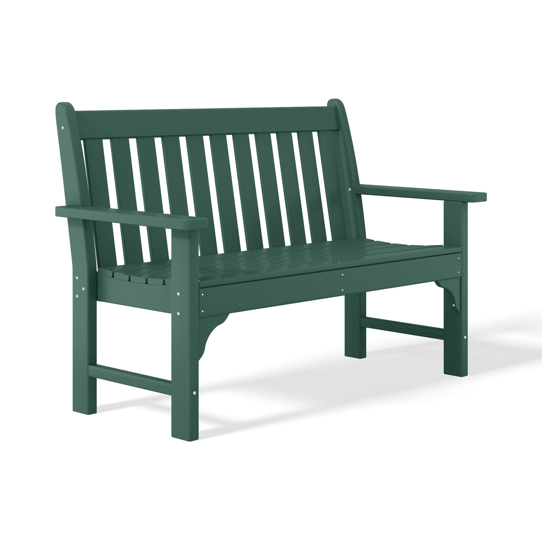 Paradise 3-Piece HDPE Outdoor Patio Furniture Couch and Coffee Table Set