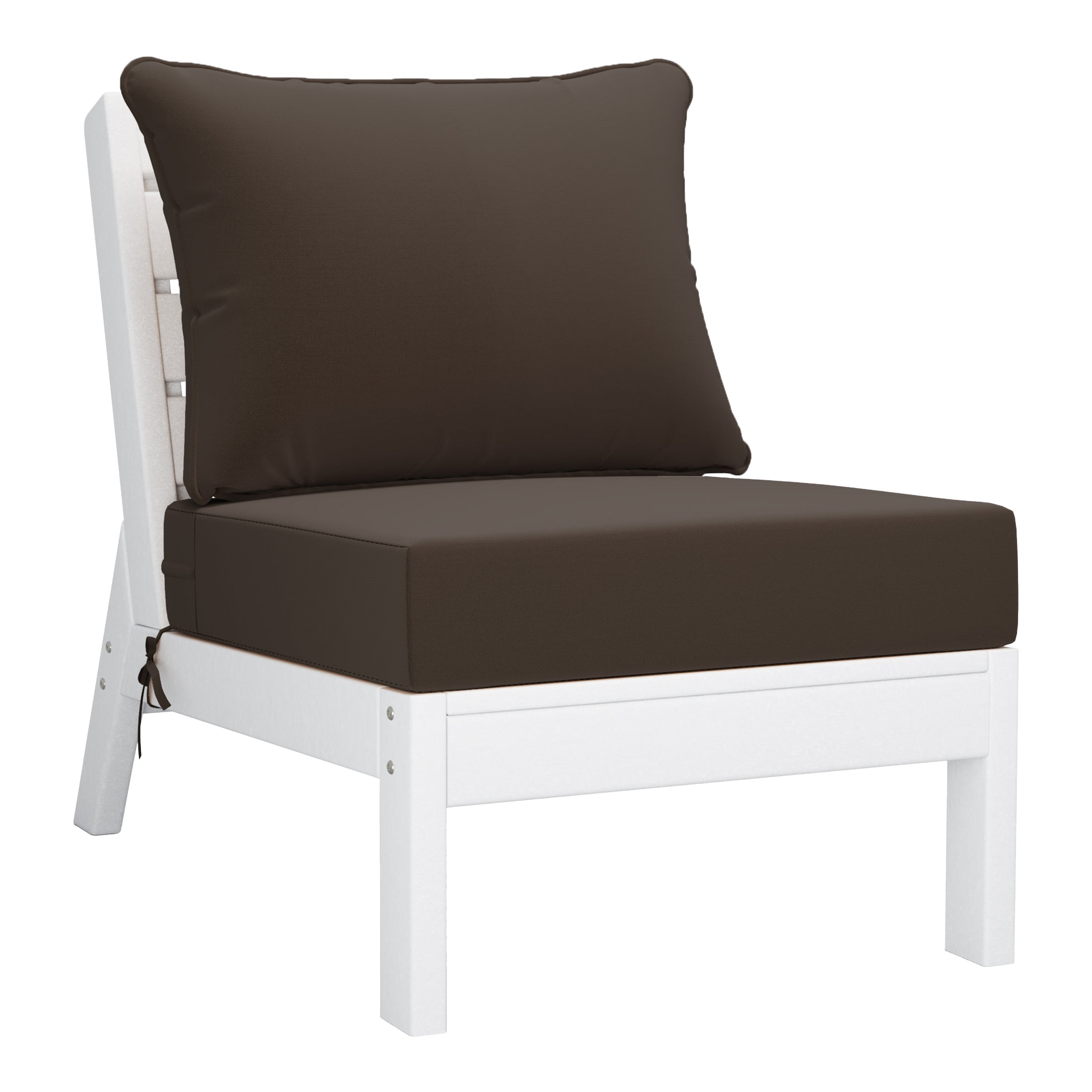 Portsmouth Outdoor Patio HDPE Sectional Sofa with Patio Cushions