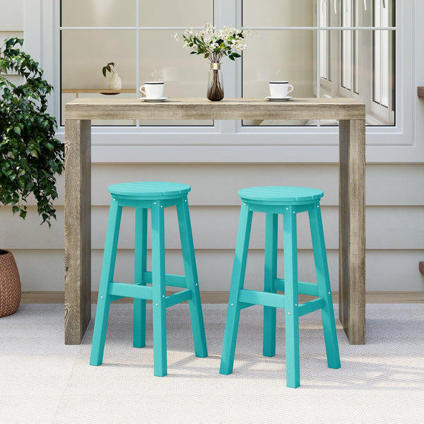 Turquoise bar stools set of 2 discount