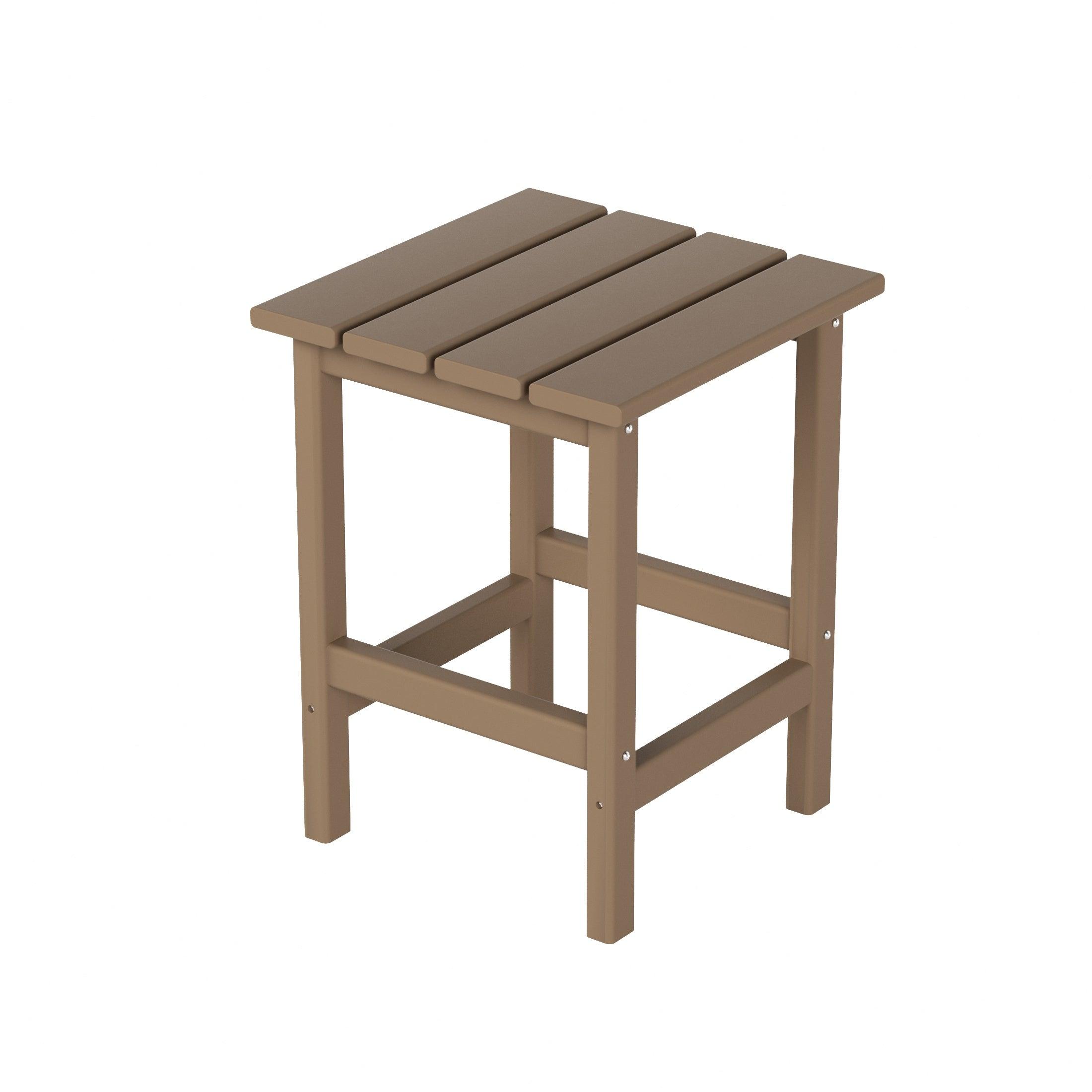 Paradise 3-Piece Outdoor Wheeled Classic Poly Adirondack