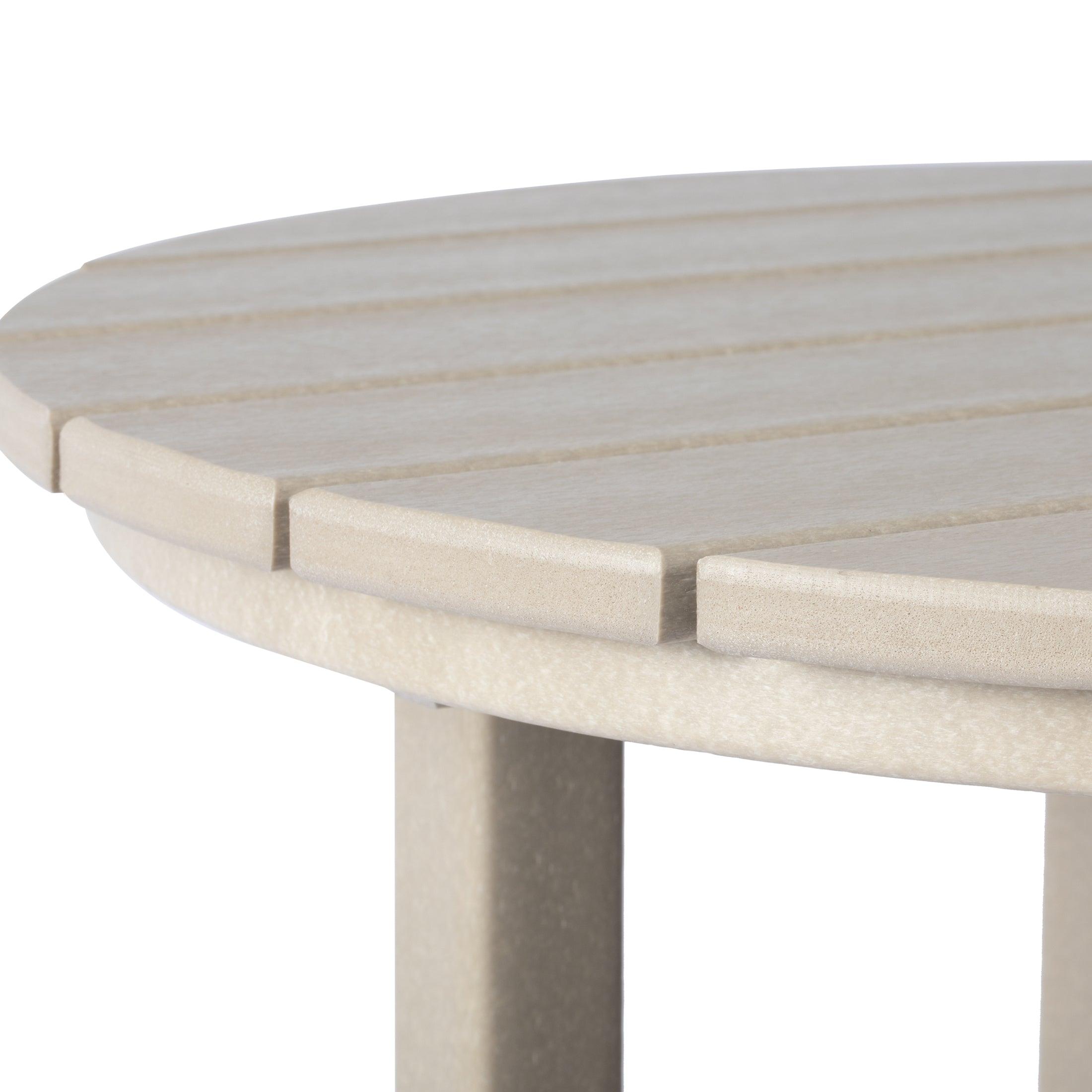 Paradise 37" Counter Height Round Outdoor Patio Cocktail Bar Table - Costaelm