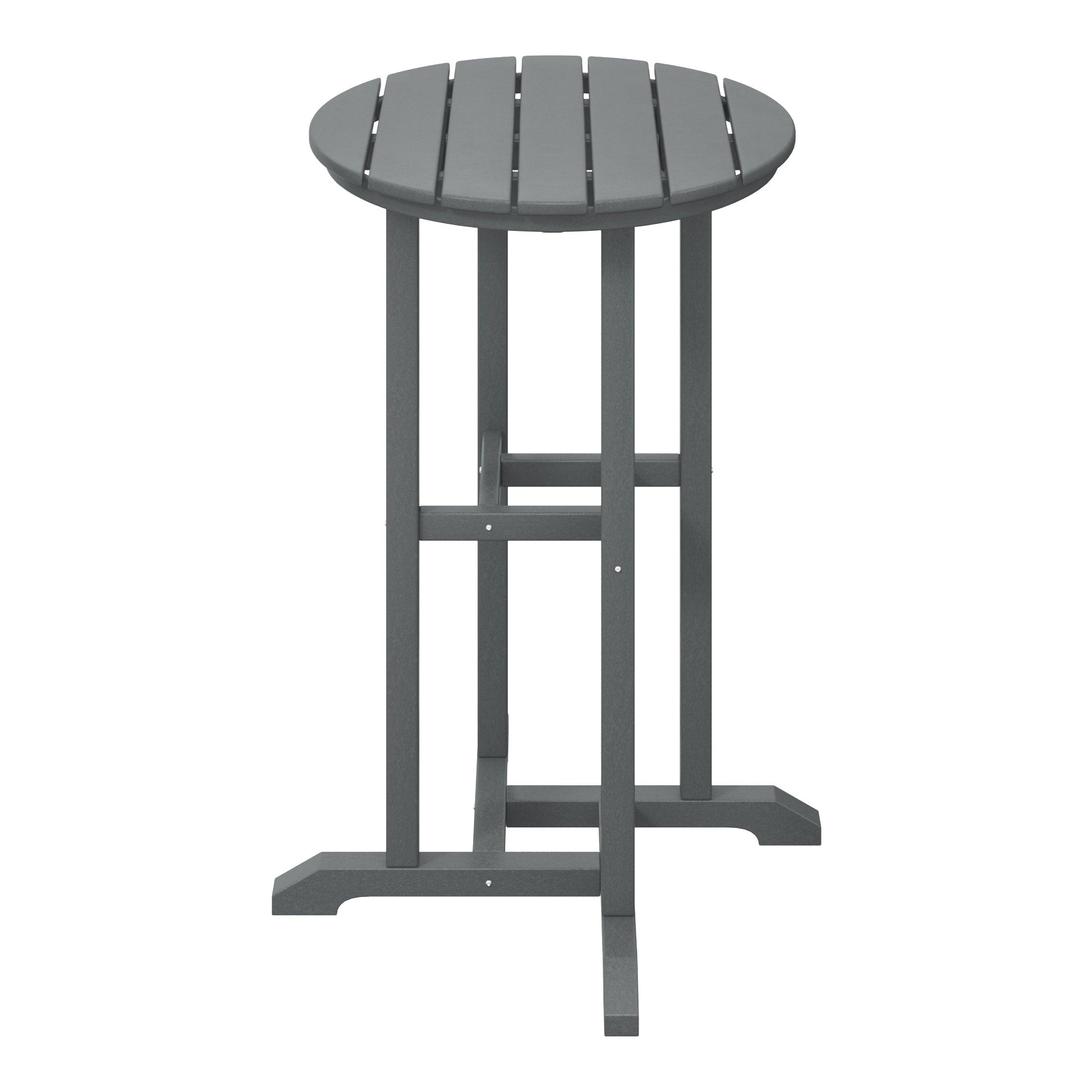 Paradise 37" Counter Height Round Outdoor Patio Cocktail Bar Table - Costaelm