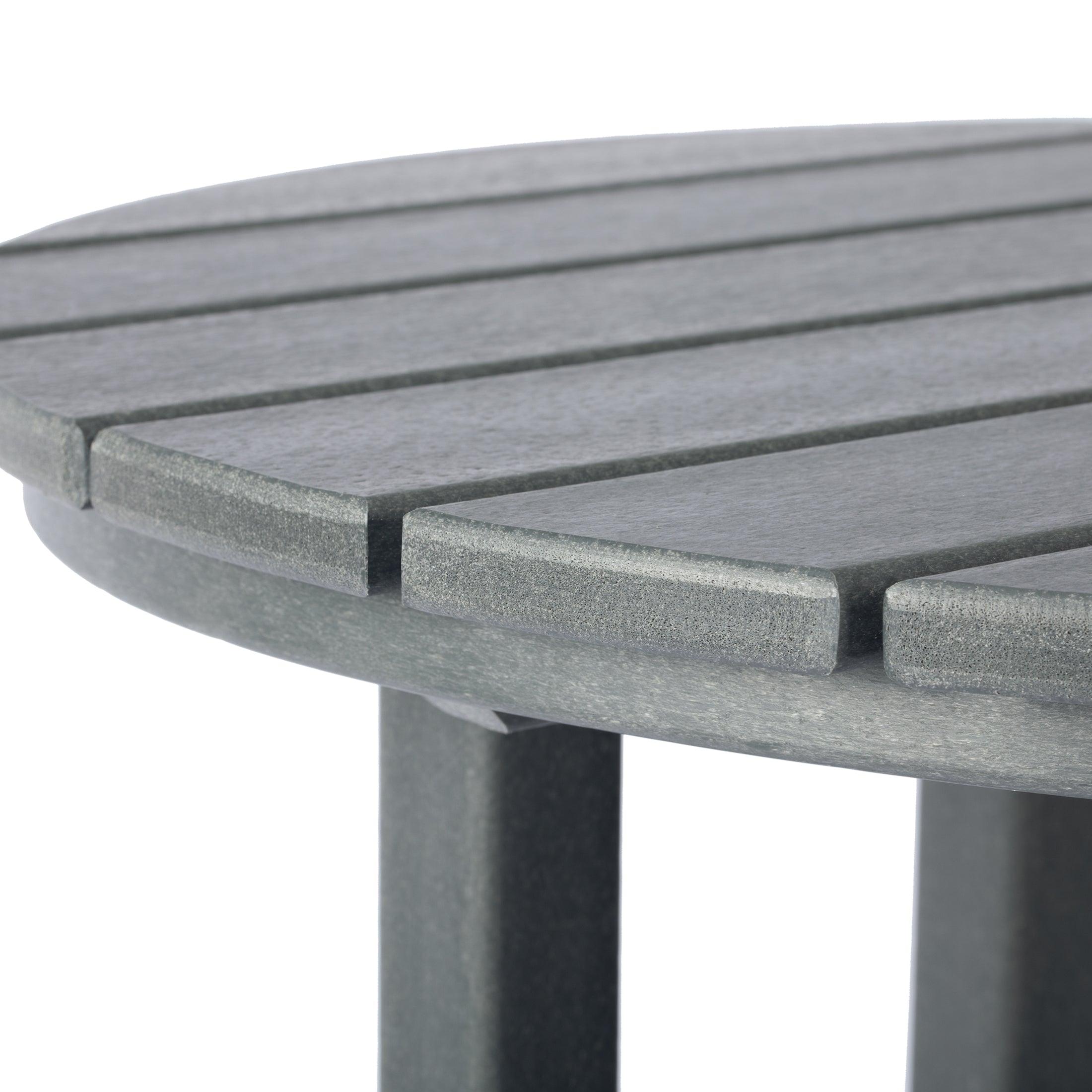 Paradise 37" Counter Height Round Outdoor Patio Cocktail Bar Table - Costaelm