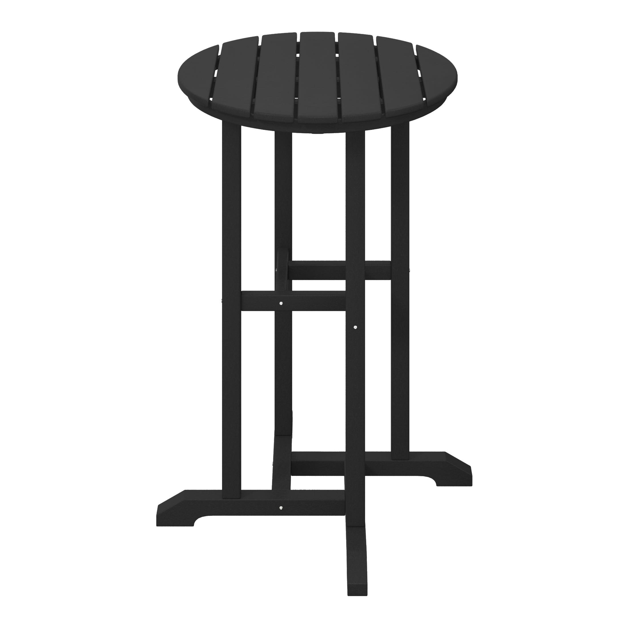 Paradise 37" Counter Height Round Outdoor Patio Cocktail Bar Table - Costaelm