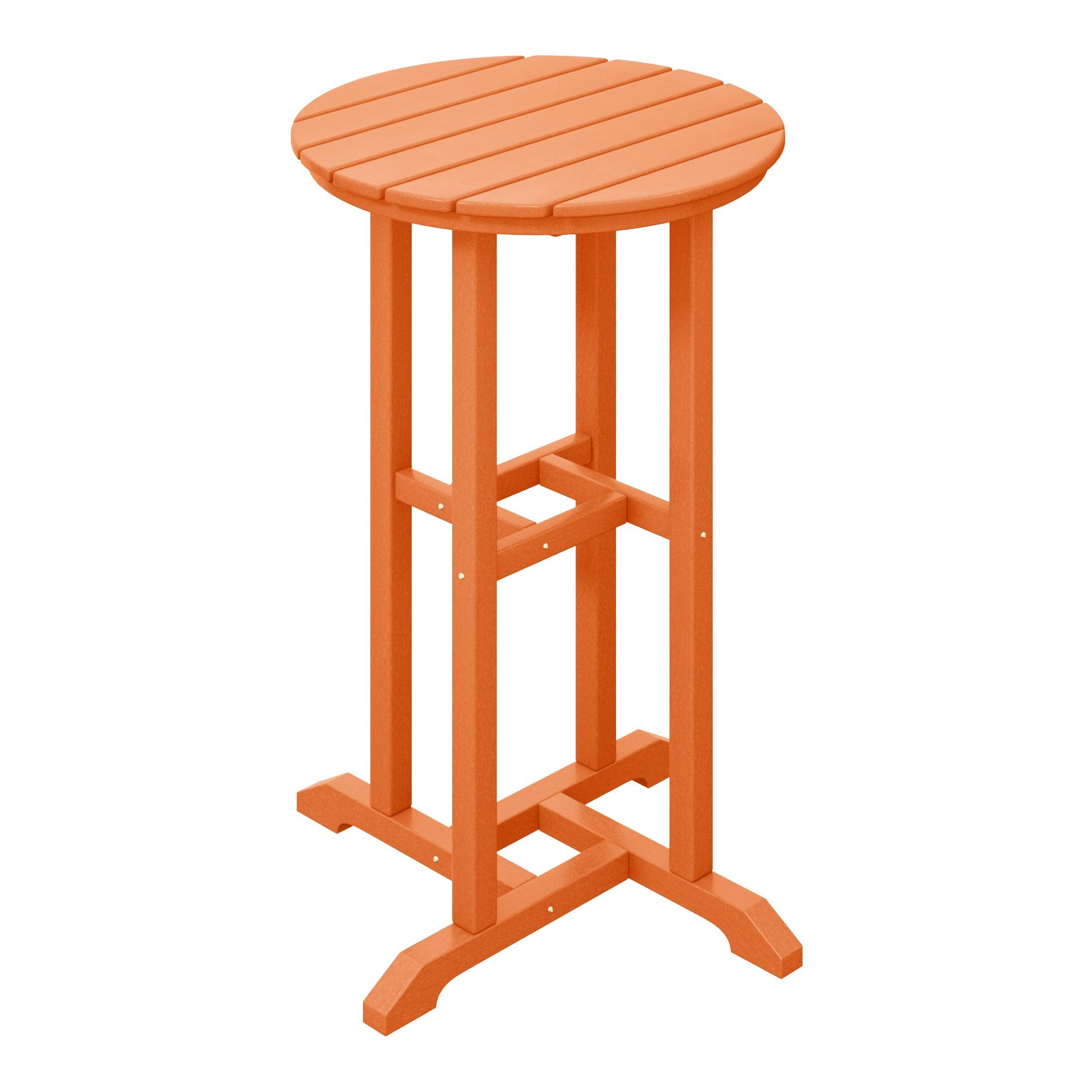 Paradise 37" Counter Height Round Outdoor Patio Cocktail Bar Table - Costaelm