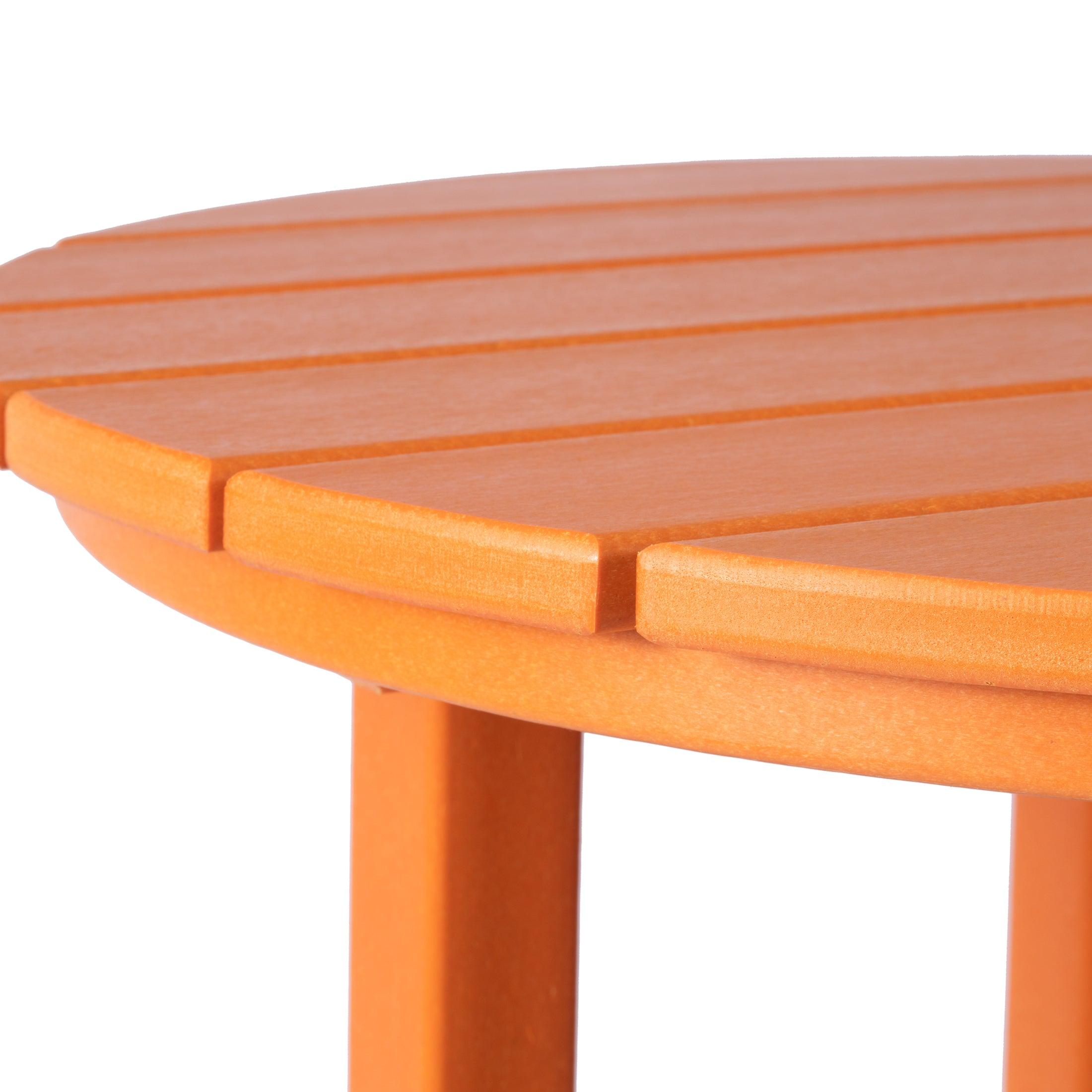 Paradise 37" Counter Height Round Outdoor Patio Cocktail Bar Table - Costaelm