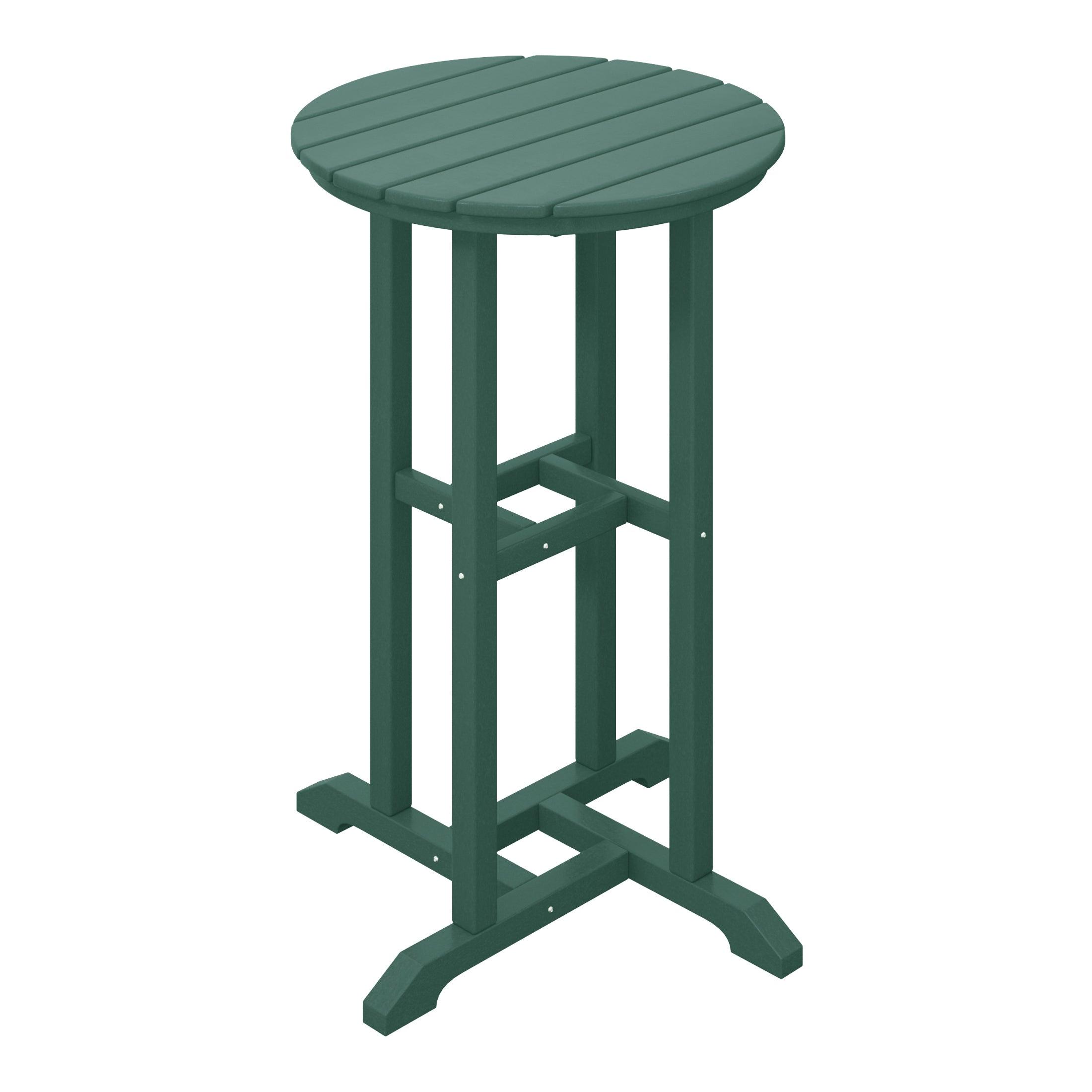 Paradise 37" Counter Height Round Outdoor Patio Cocktail Bar Table - Costaelm
