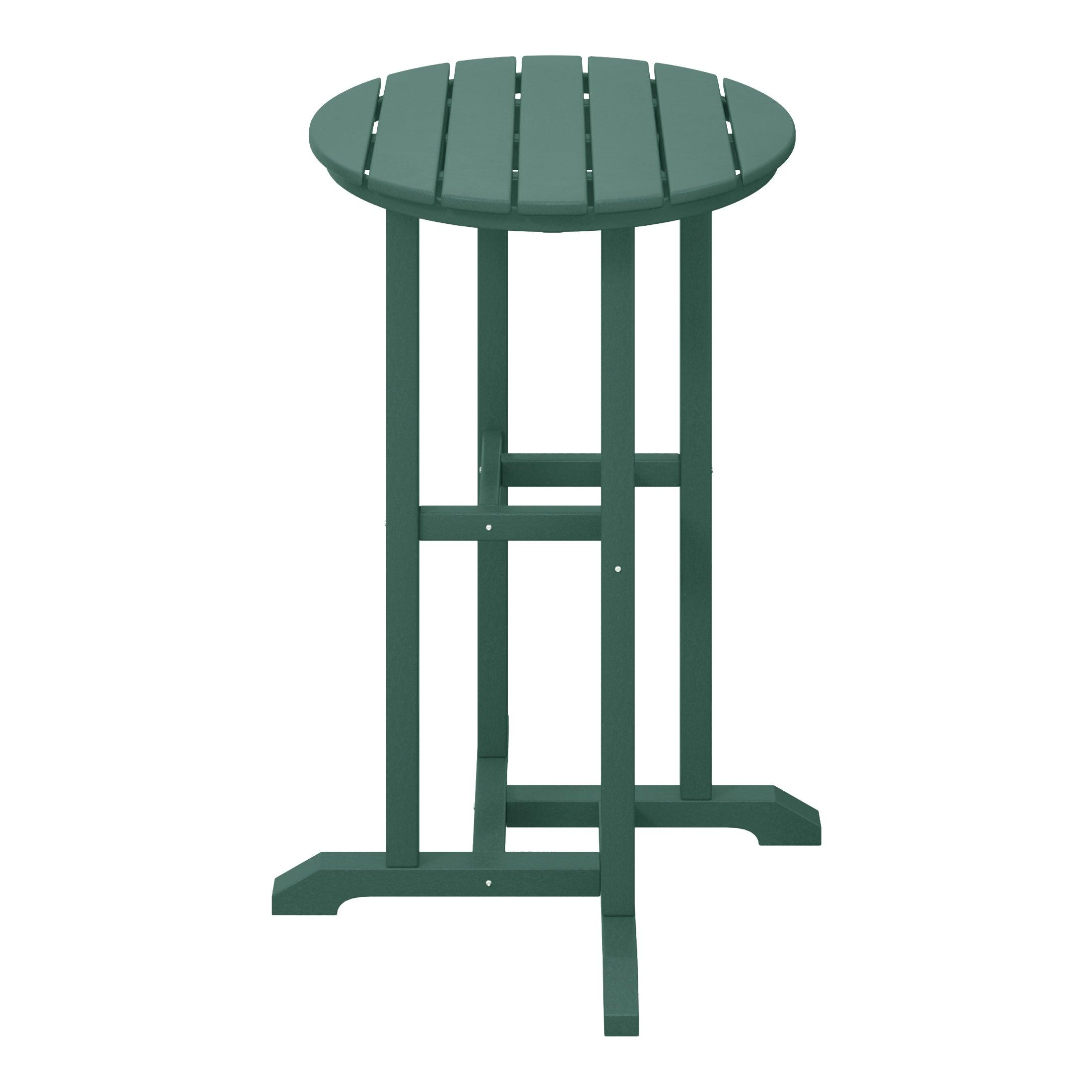 Paradise 37" Counter Height Round Outdoor Patio Cocktail Bar Table - Costaelm