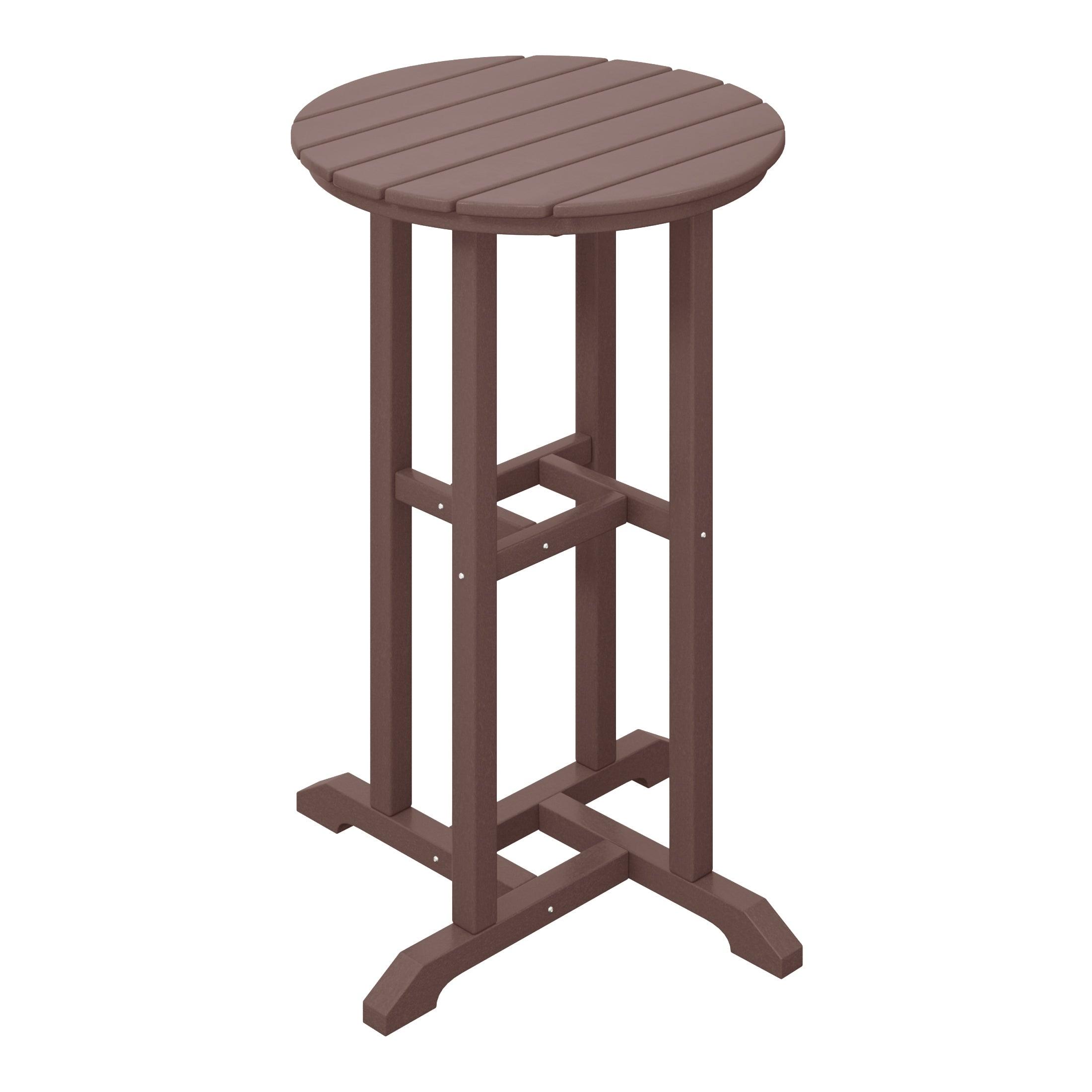 Paradise 37" Counter Height Round Outdoor Patio Cocktail Bar Table - Costaelm