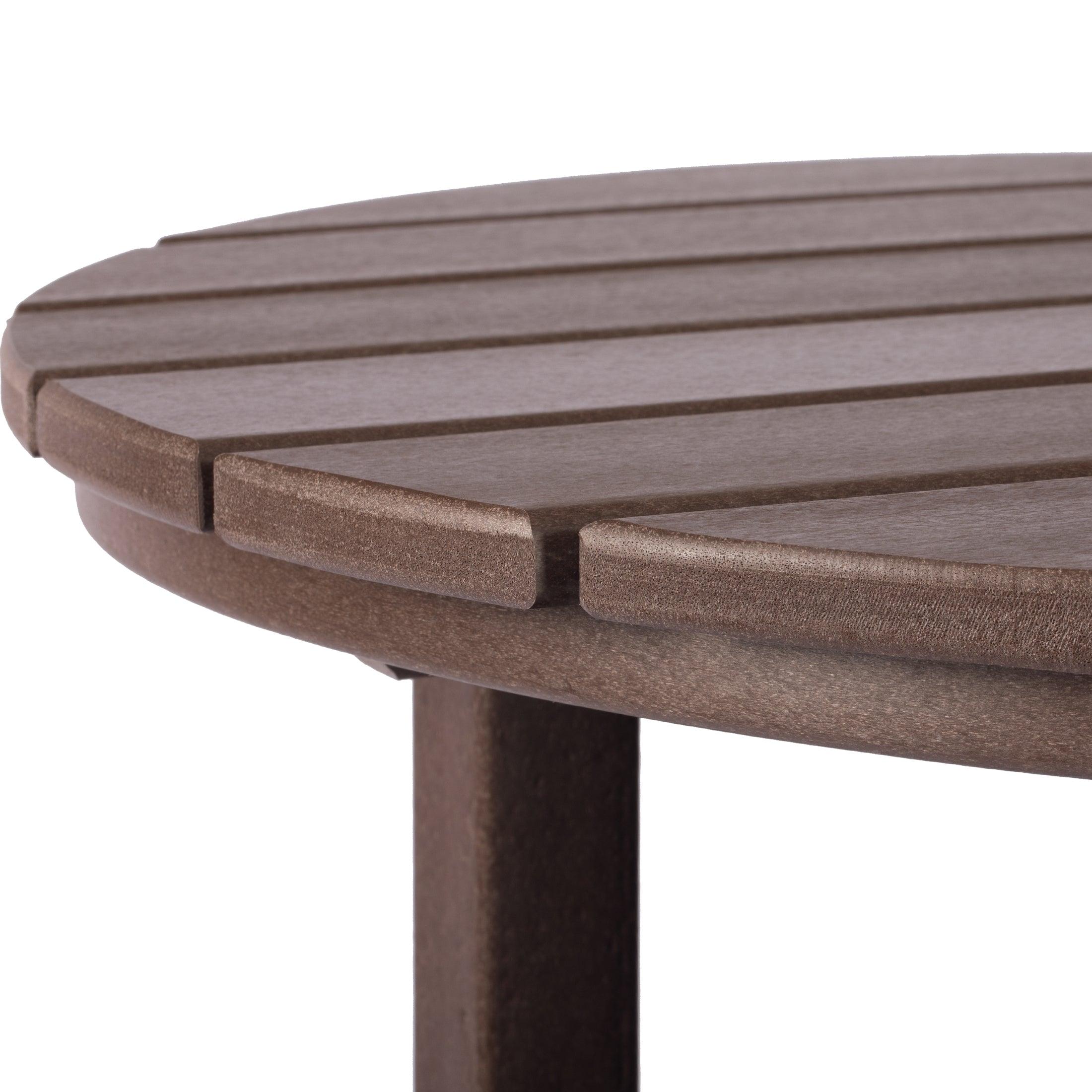 Paradise 37" Counter Height Round Outdoor Patio Cocktail Bar Table - Costaelm
