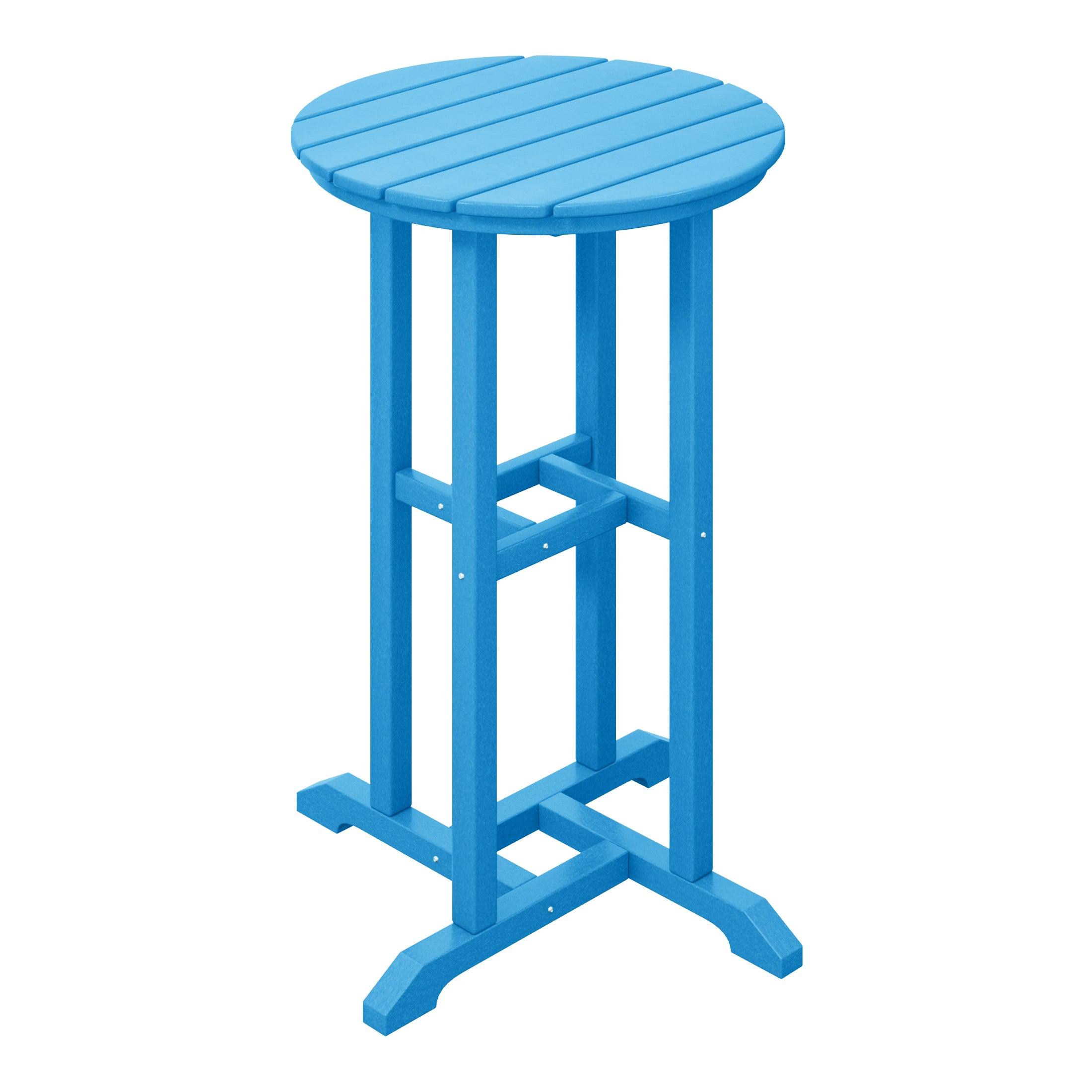 Paradise 37" Counter Height Round Outdoor Patio Cocktail Bar Table - Costaelm