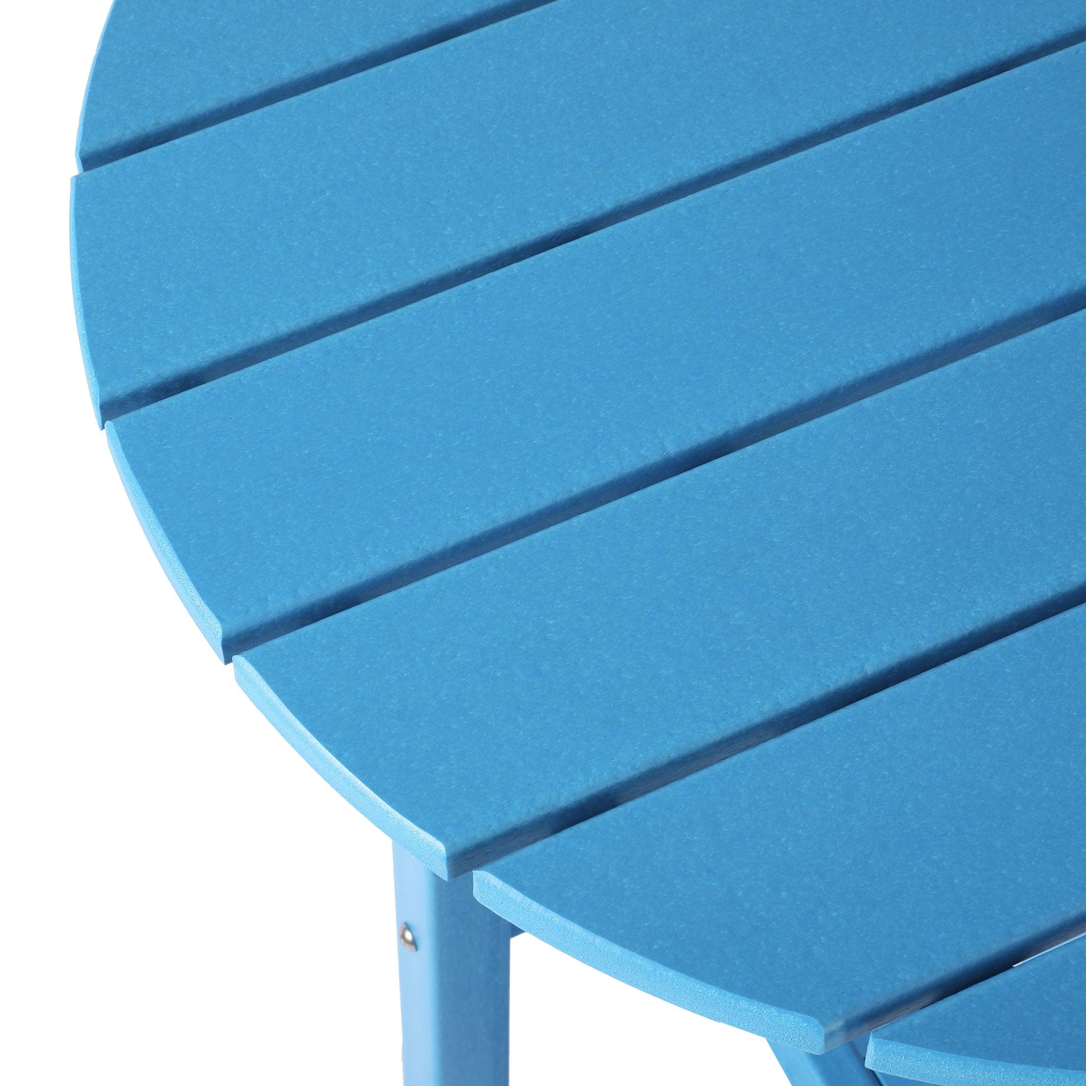 Paradise 37" Counter Height Round Outdoor Patio Cocktail Bar Table - Costaelm