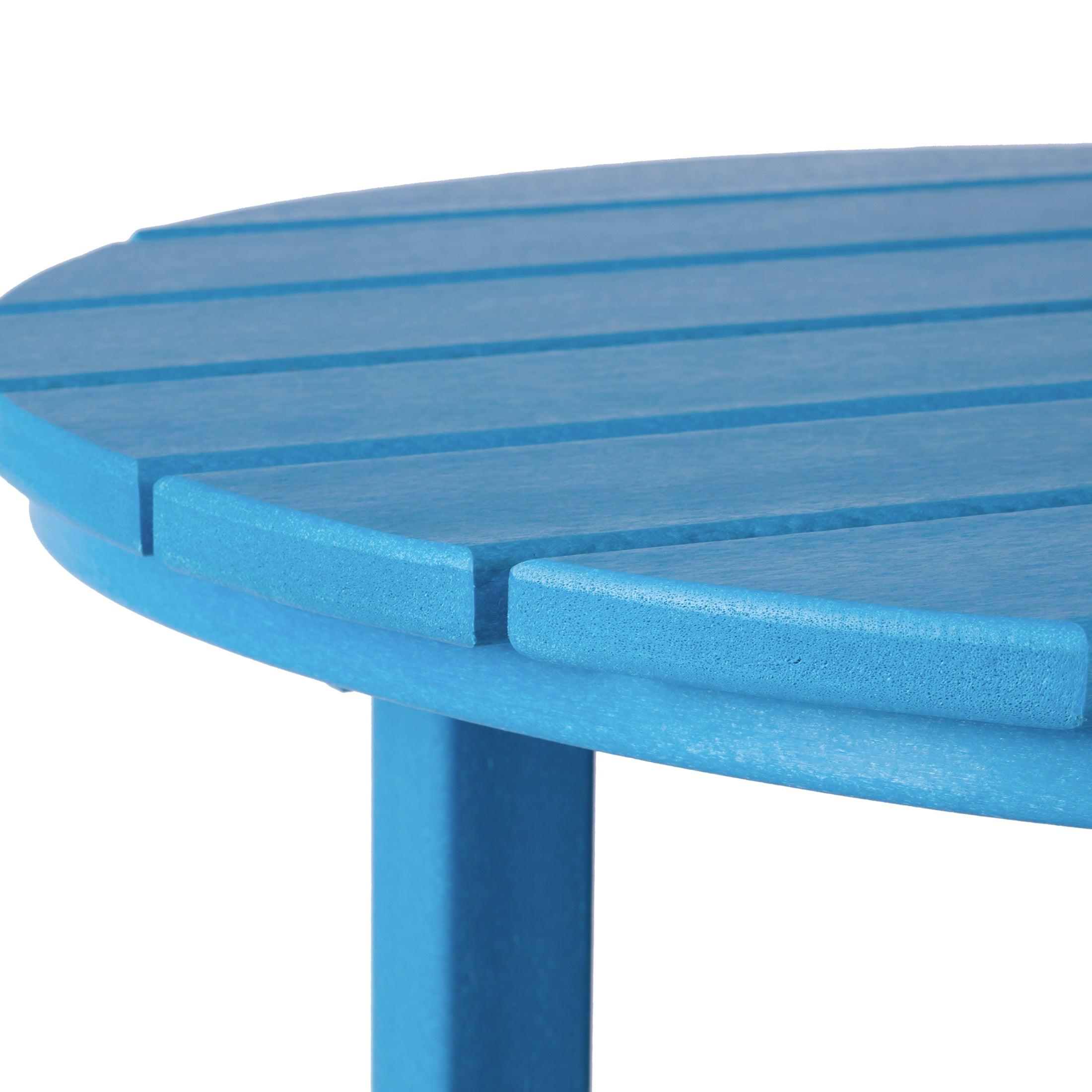 Paradise 37" Counter Height Round Outdoor Patio Cocktail Bar Table - Costaelm