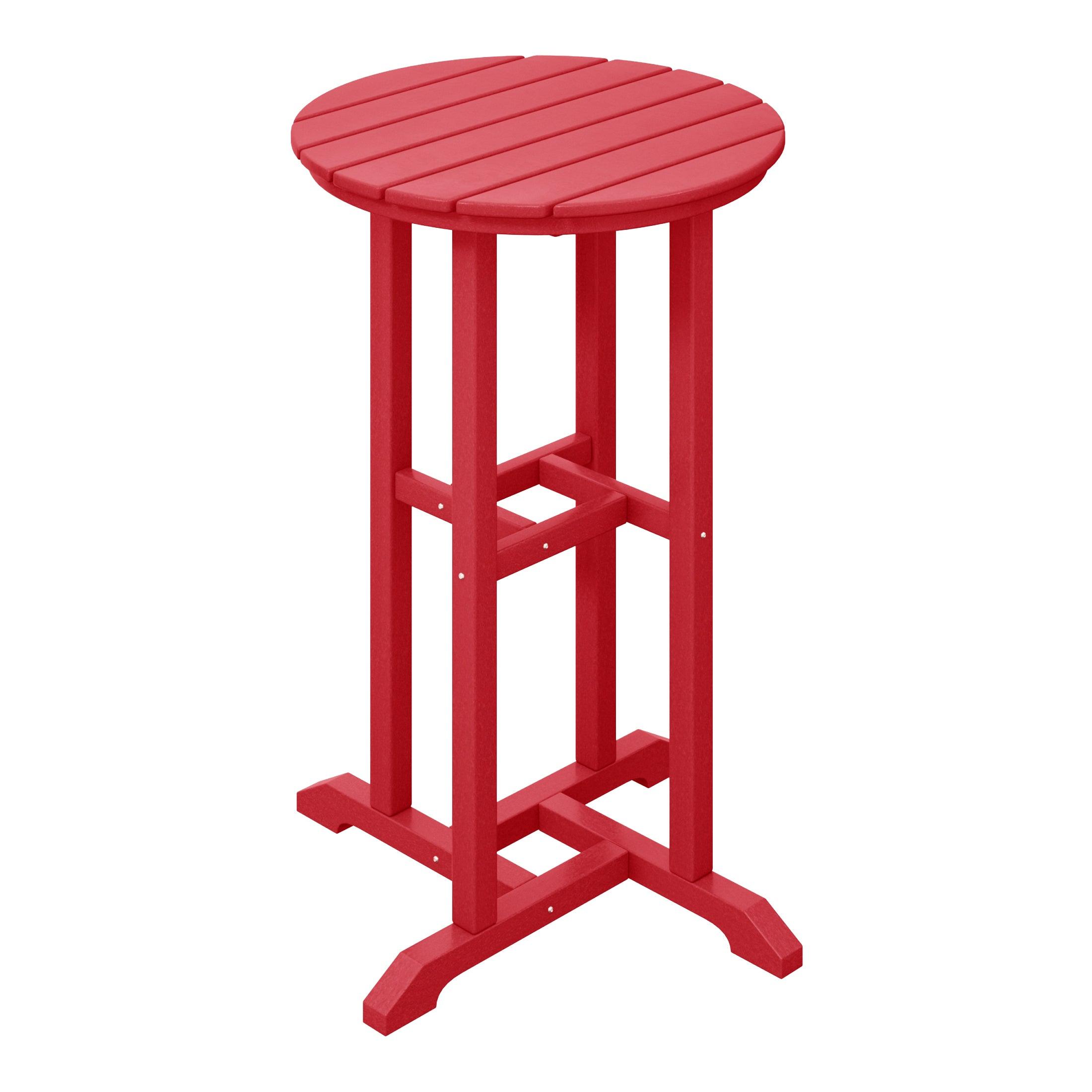 Paradise 37" Counter Height Round Outdoor Patio Cocktail Bar Table - Costaelm