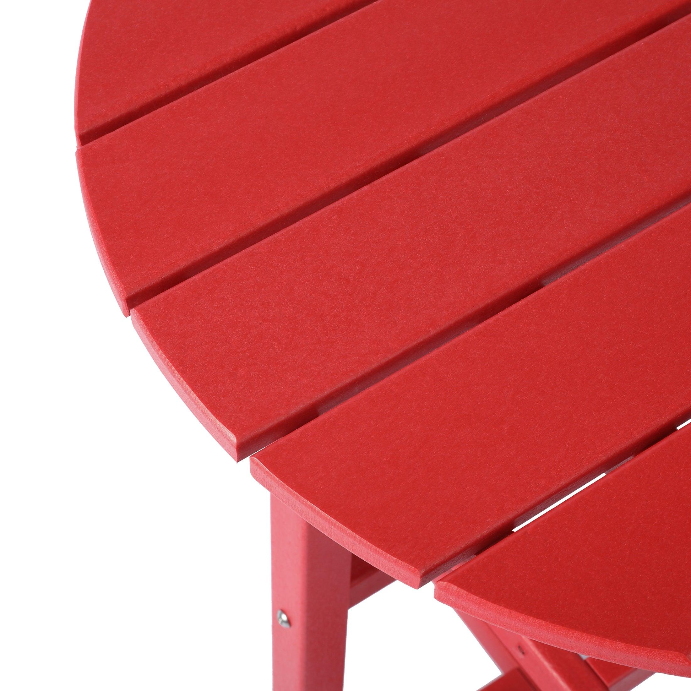 Paradise 37" Counter Height Round Outdoor Patio Cocktail Bar Table - Costaelm