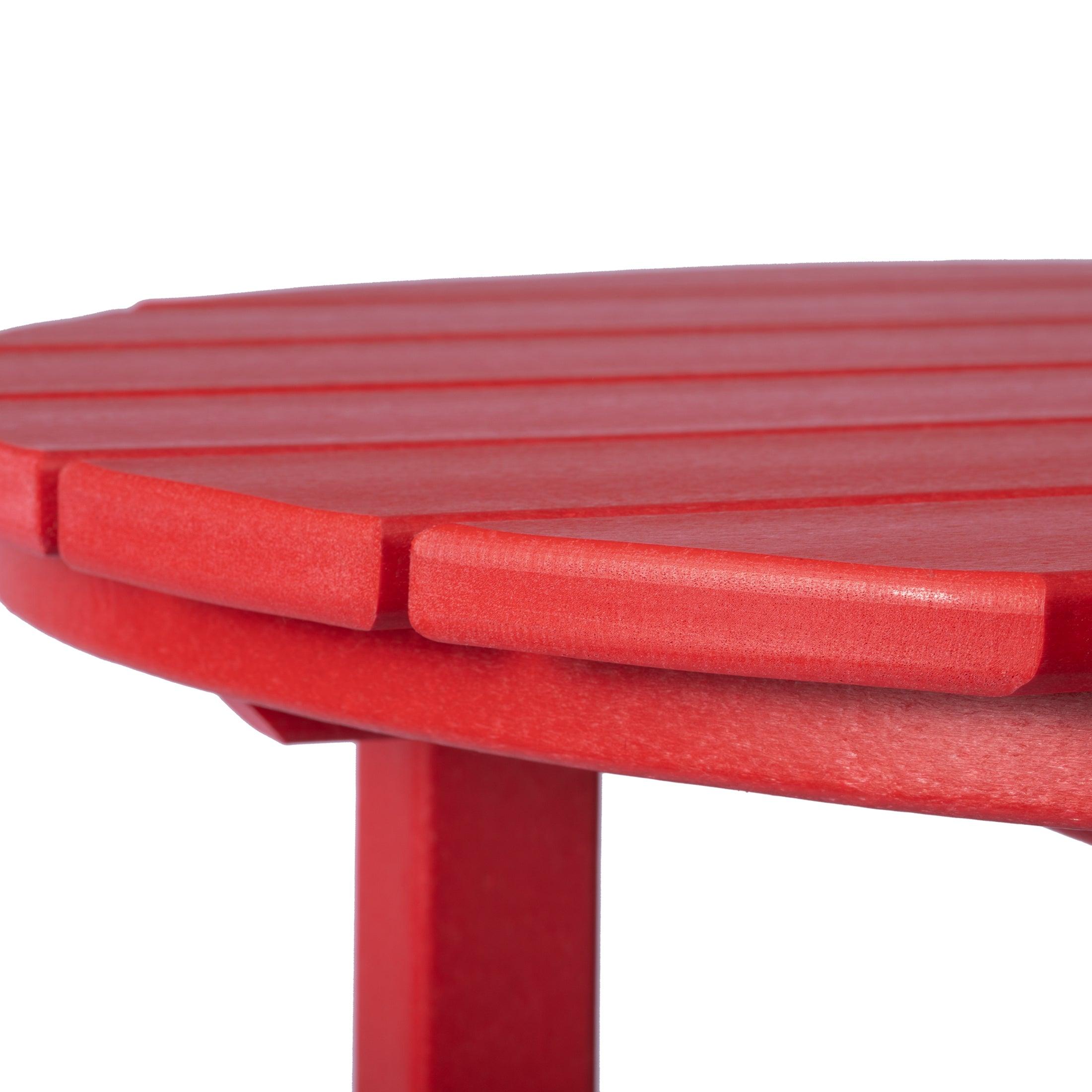 Paradise 37" Counter Height Round Outdoor Patio Cocktail Bar Table - Costaelm