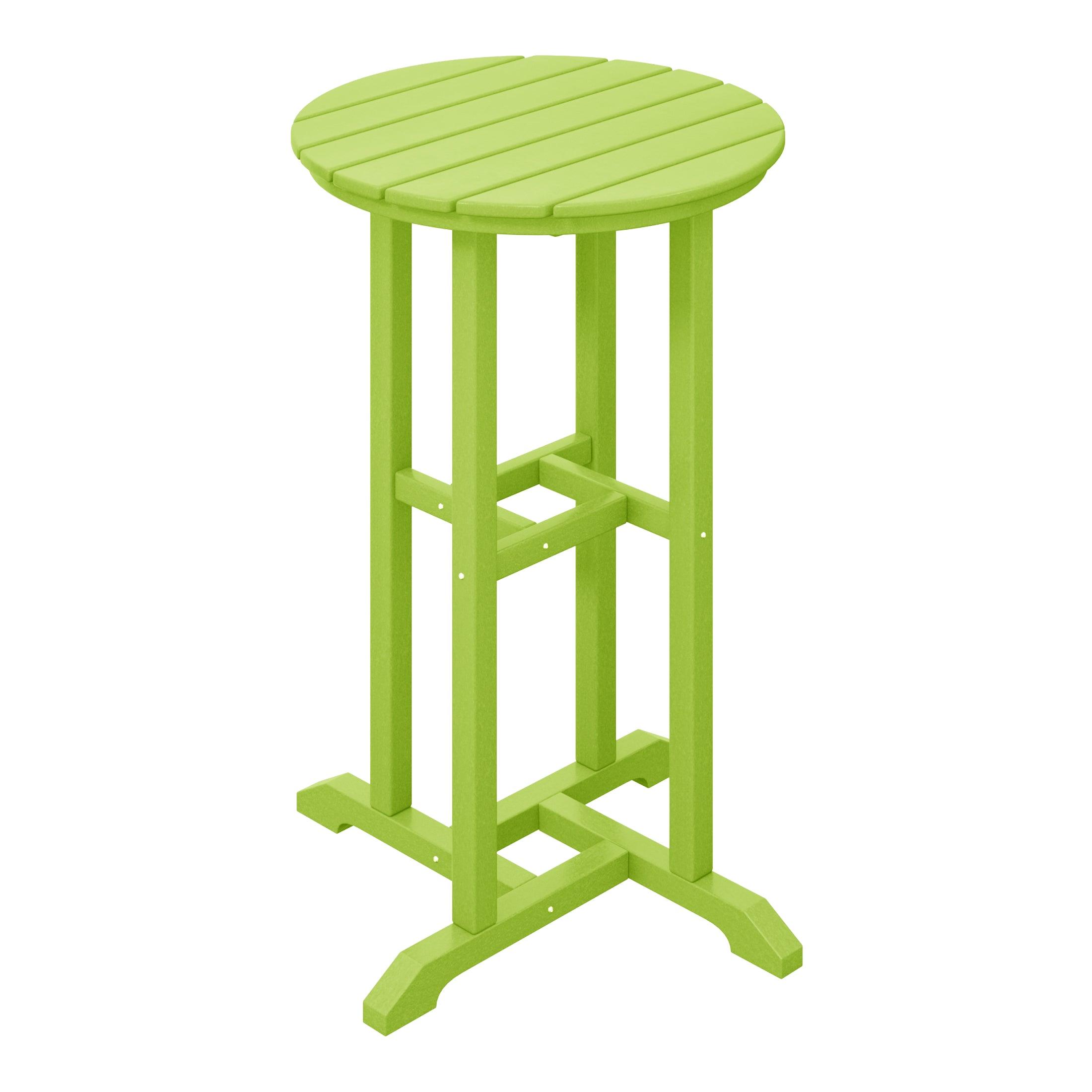 Paradise 37" Counter Height Round Outdoor Patio Cocktail Bar Table - Costaelm