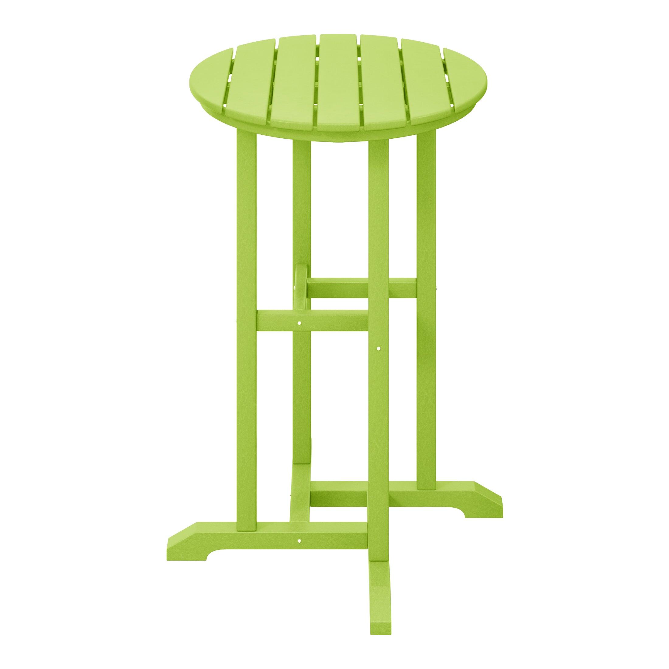 Paradise 37" Counter Height Round Outdoor Patio Cocktail Bar Table - Costaelm