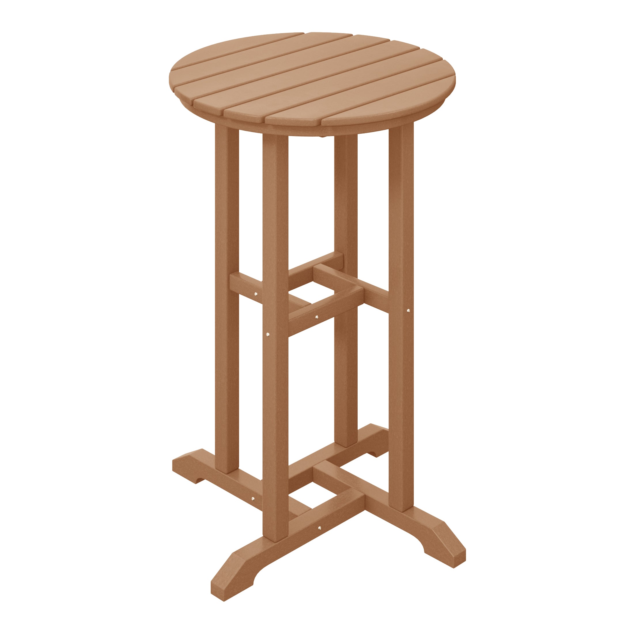 Paradise 37" Counter Height Round Outdoor Patio Cocktail Bar Table