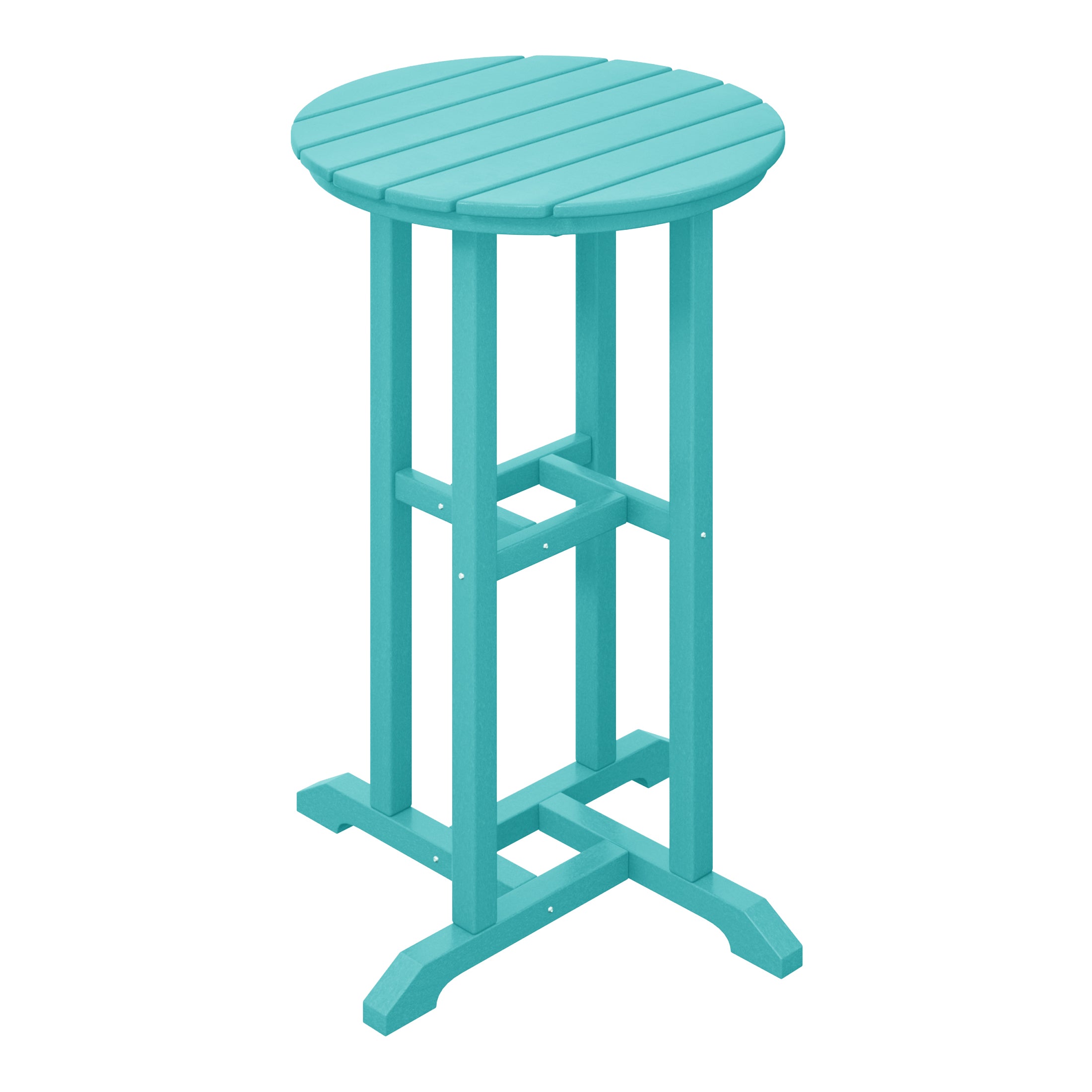 Paradise 37" Counter Height Round Outdoor Patio Cocktail Bar Table