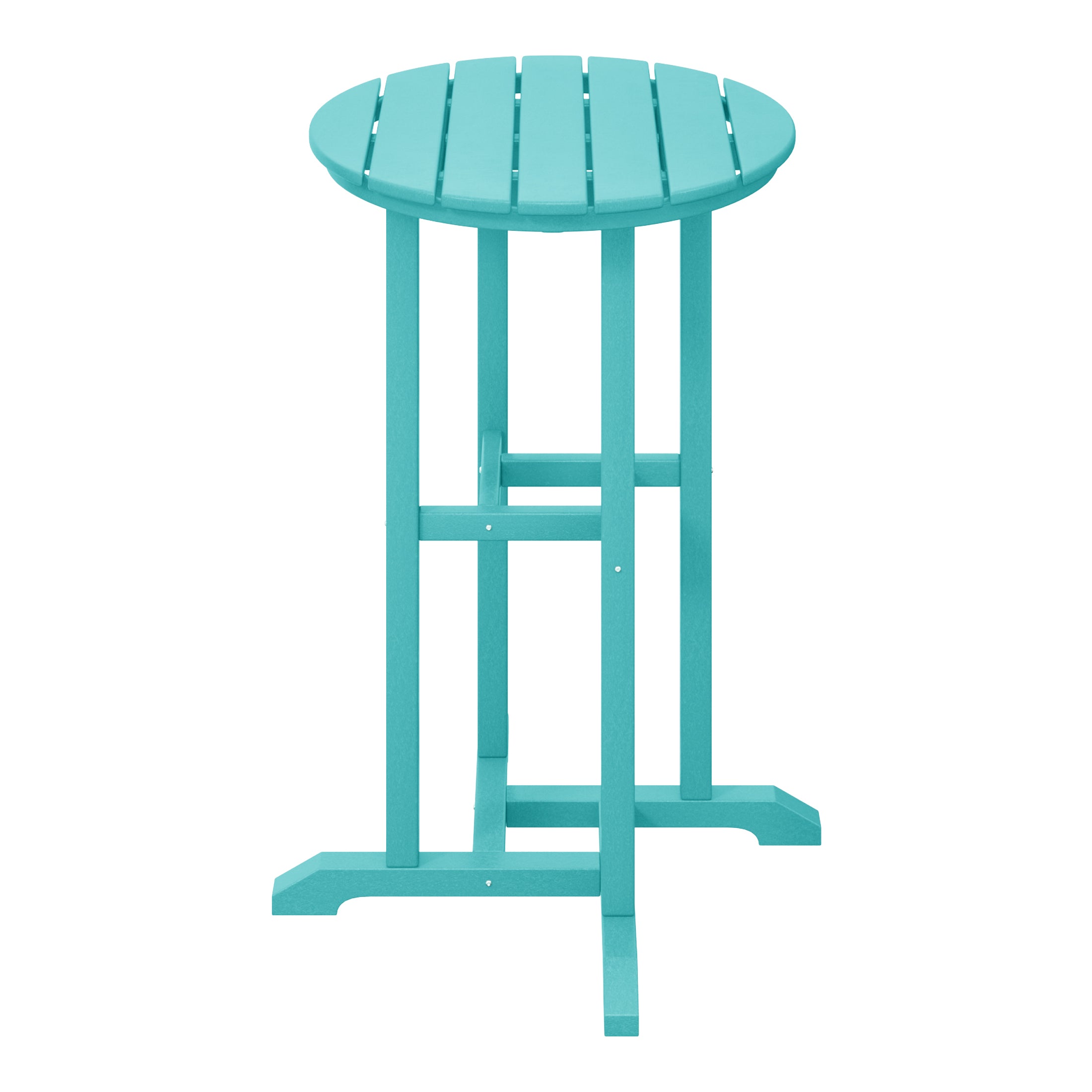 Paradise 37" Counter Height Round Outdoor Patio Cocktail Bar Table