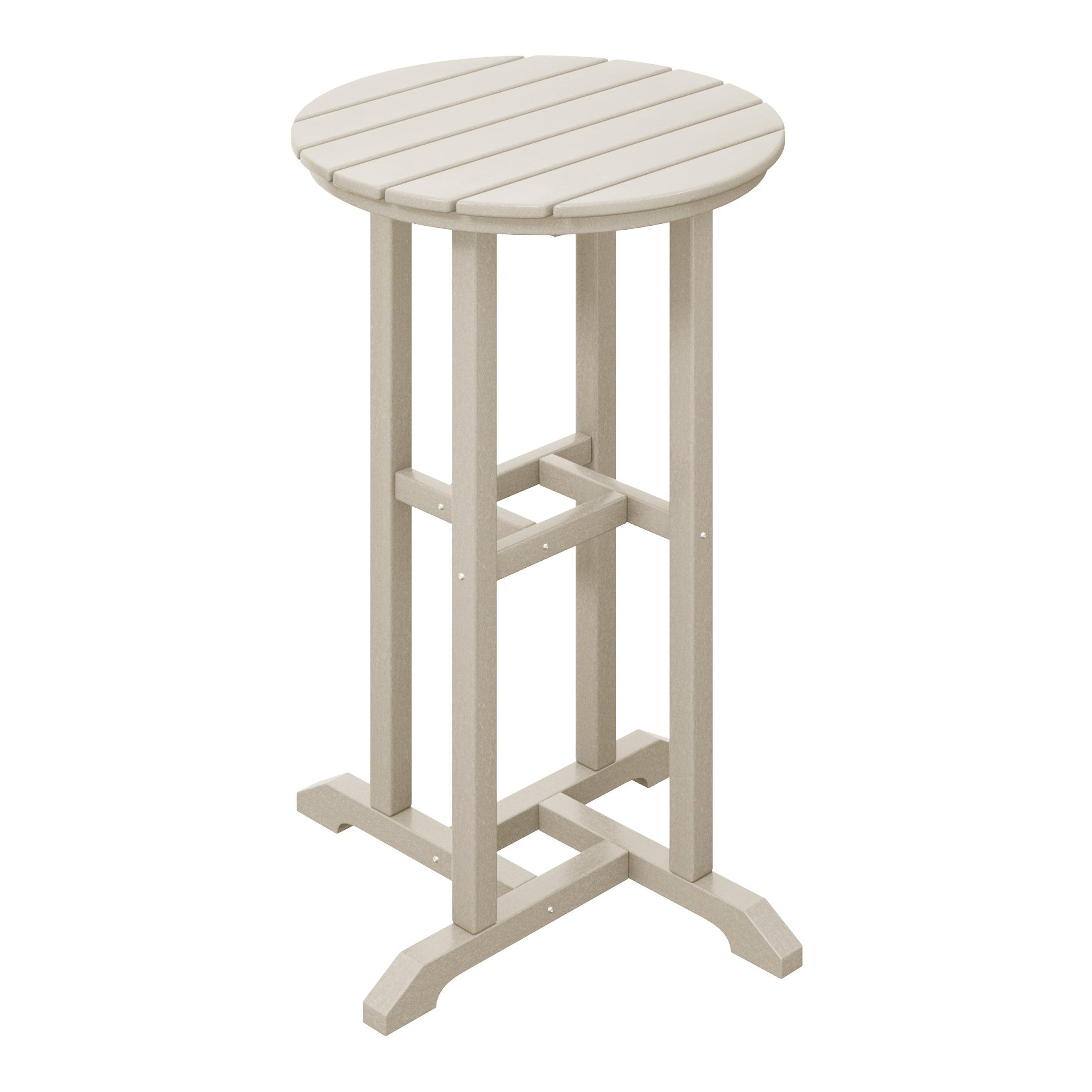 Paradise 37" Counter Height Round Outdoor Patio Cocktail Bar Table - Costaelm