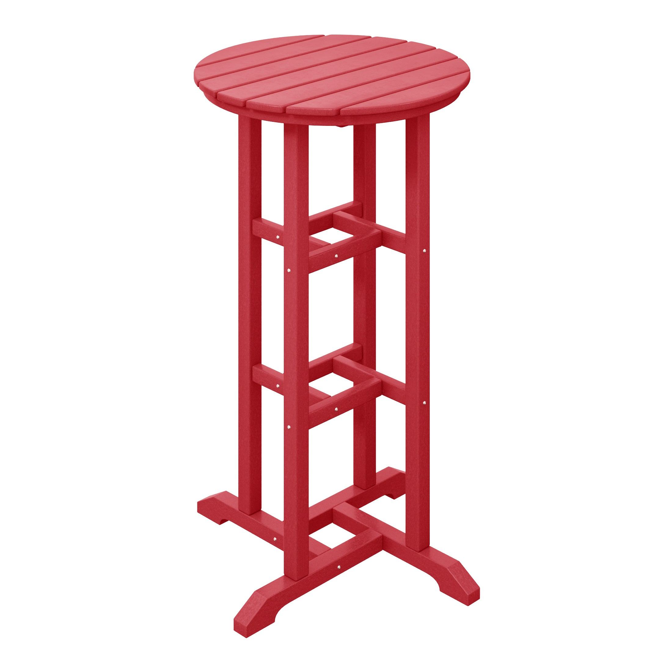 Paradise 42" High Round Outdoor Patio Cocktail Bar Table - Costaelm