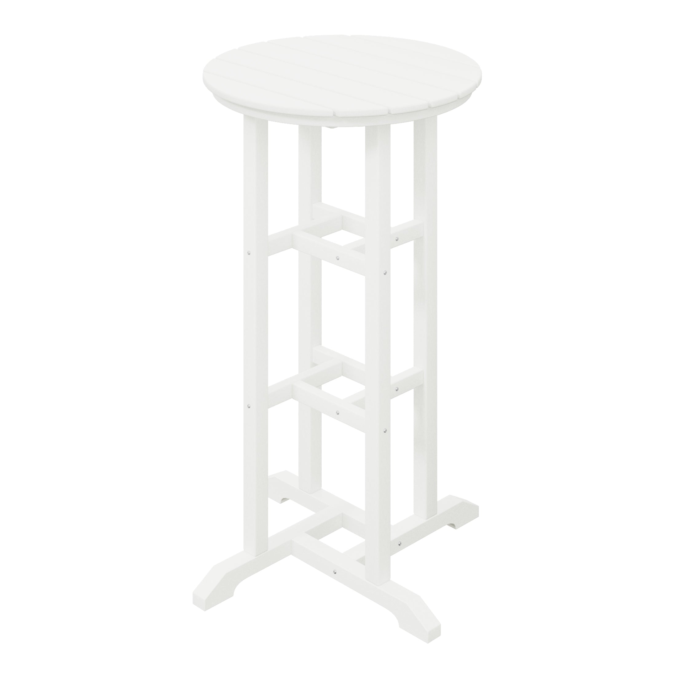 Paradise Bar Height Outdoor Patio Table and Bar Stool 3-Piece Dining Set