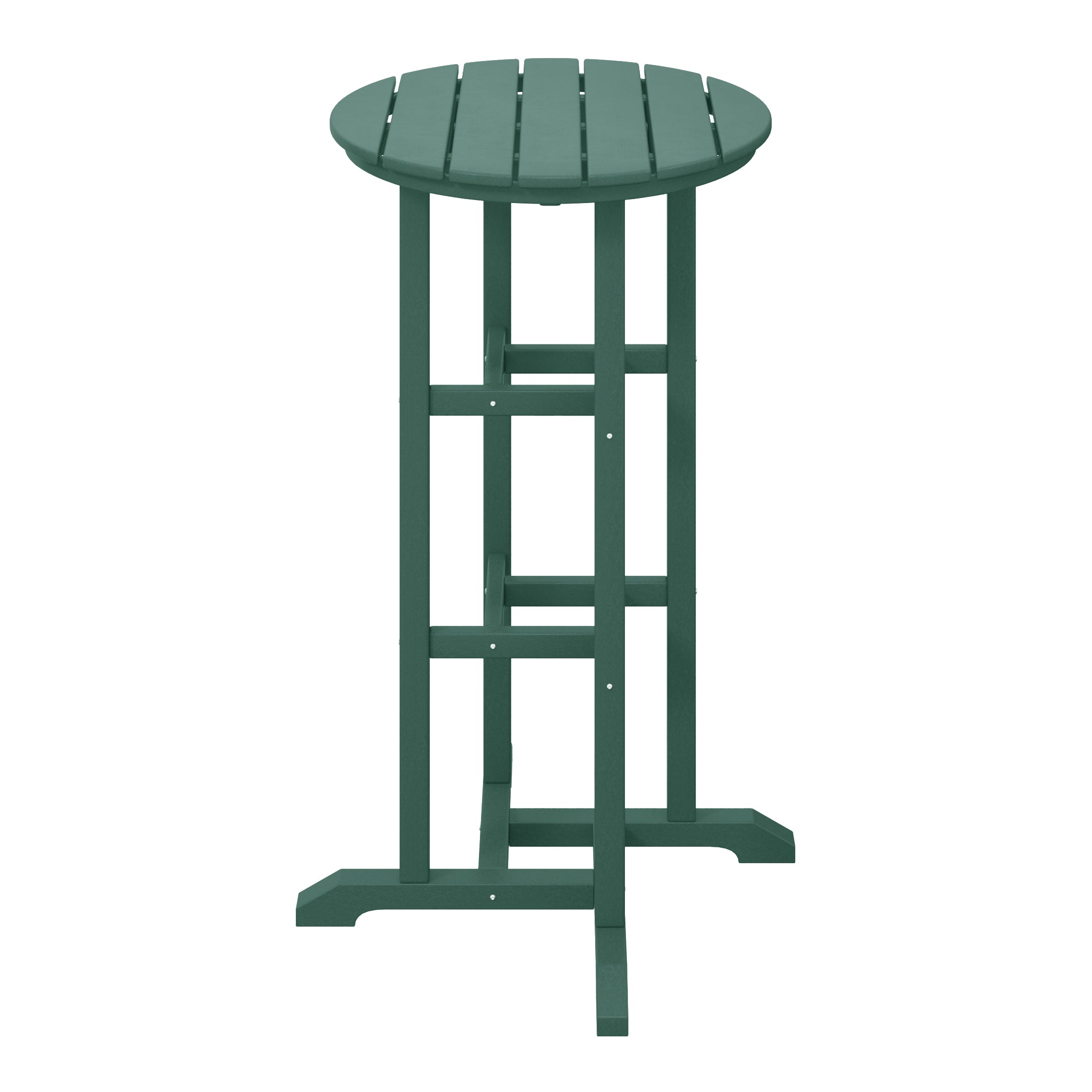 Paradise Bar Height Outdoor Patio Table and Bar Stool 3-Piece Dining Set