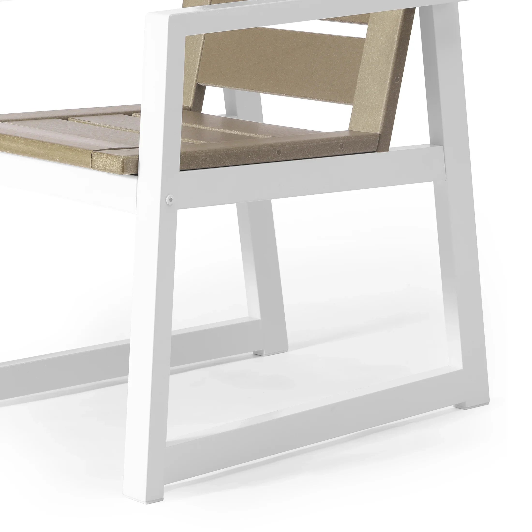 Stinson HDPE Outdoor Patio Dining Arm Chair