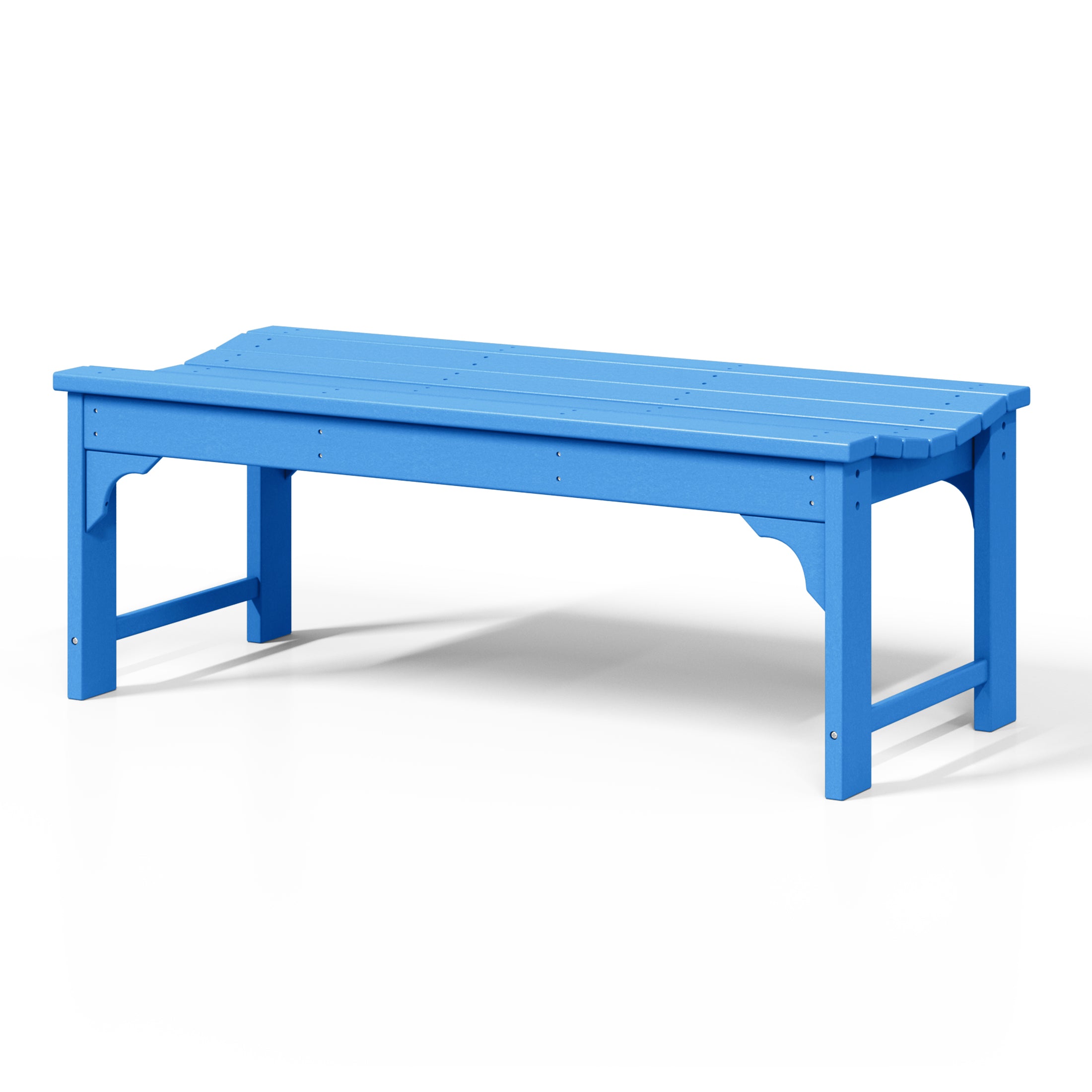 Paradise Westintrends 48" length backless Poly Westin Trendsod Outdoor / Garden bench