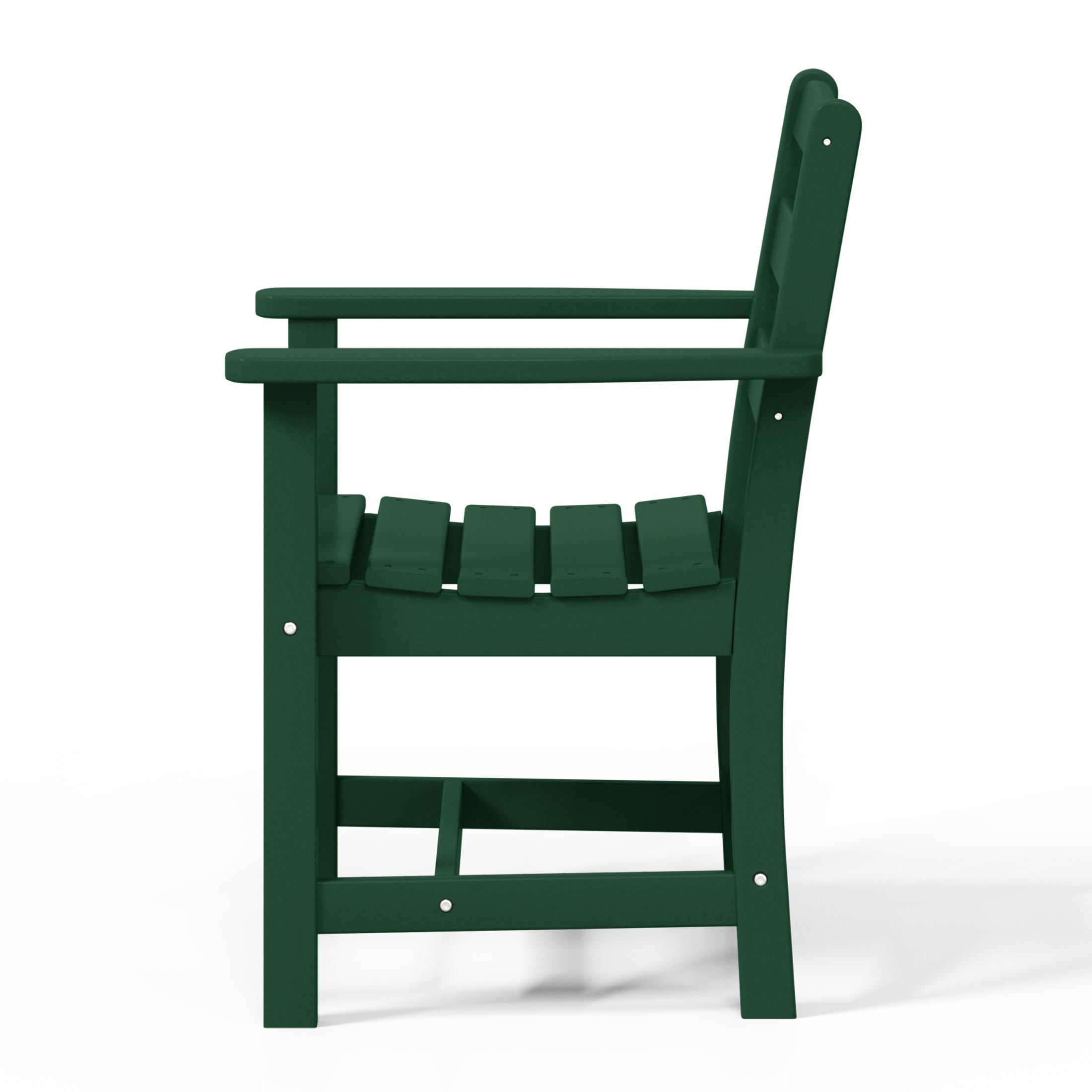 Palms Outdoor HDPE Patio Classic Dining Arm Chair