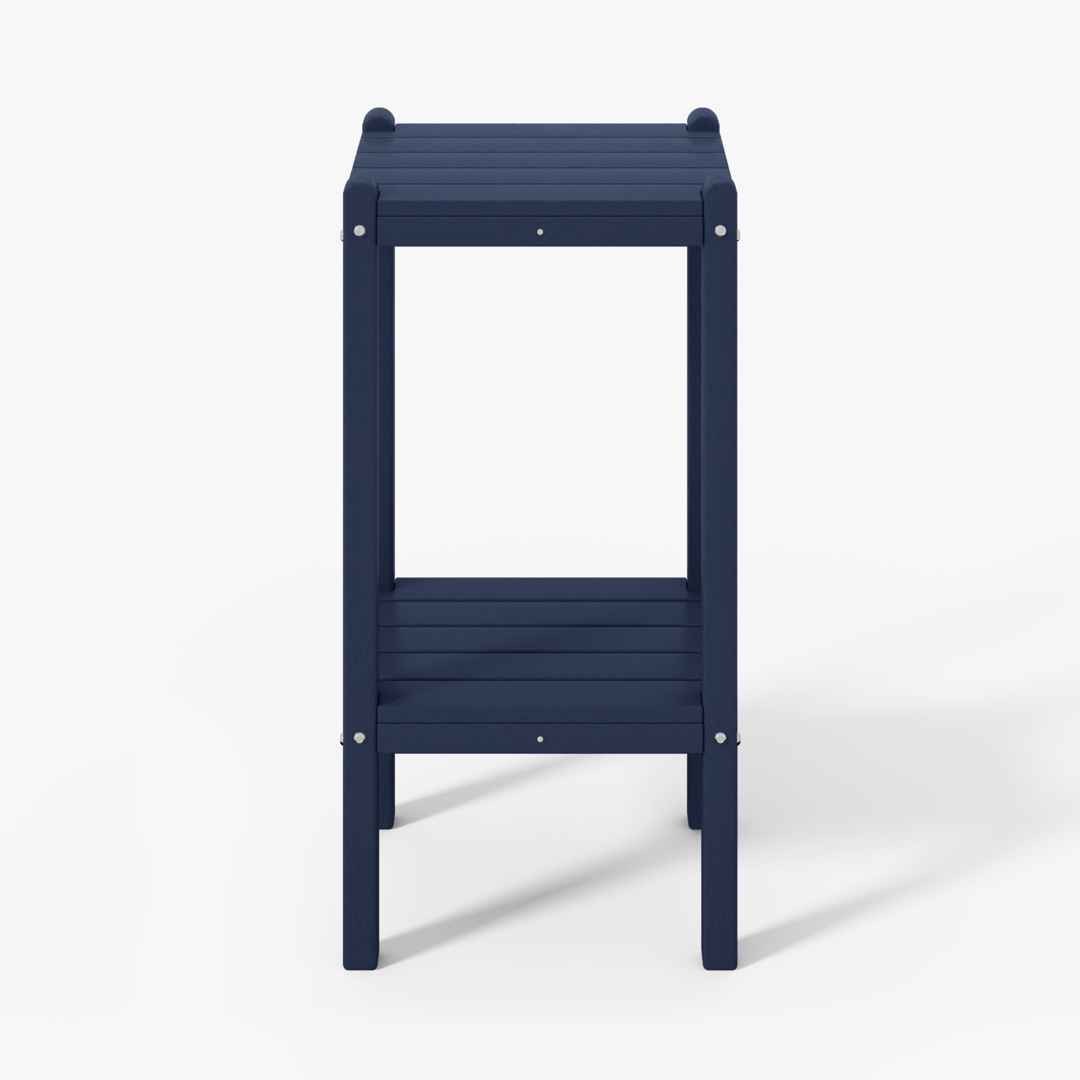 Paradise 36" Outdoor Adirondack HDPE 2-Tier Patio Side Table