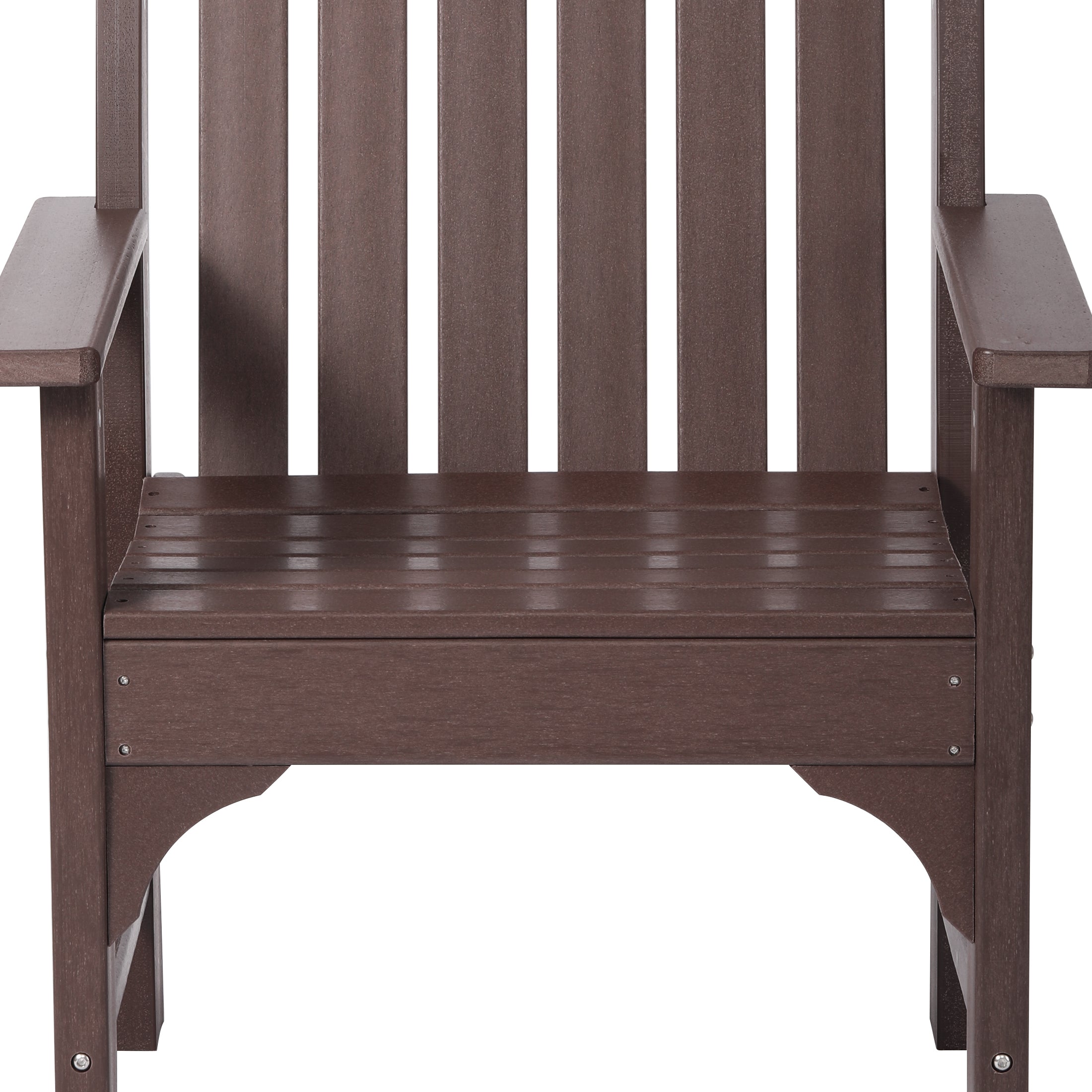 Paradise 5-Piece HDPE Outdoor Patio Chair and Square Table Dining Set