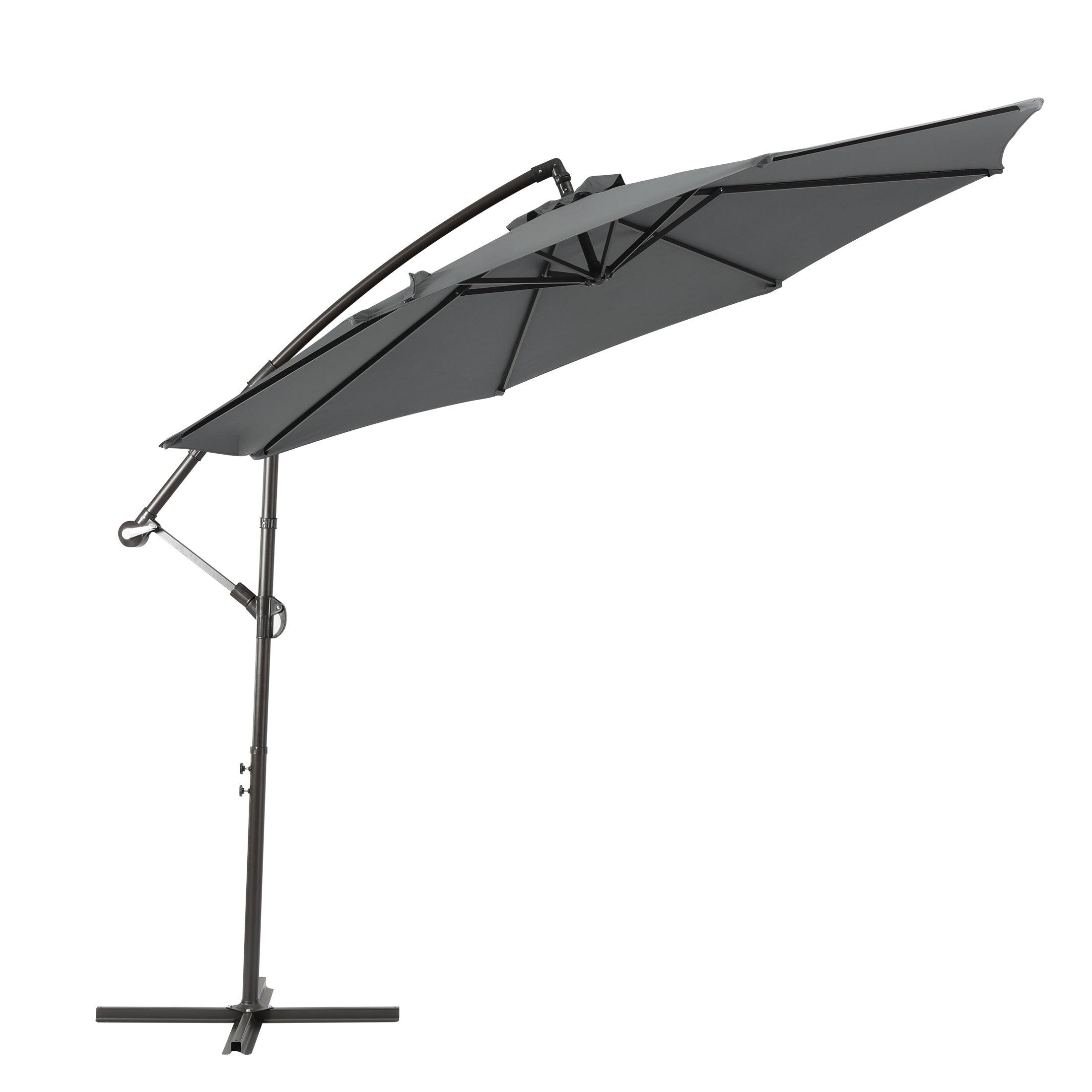 Elm 10 ft. Outdoor / Patio Cantilever Hanging Umbrella