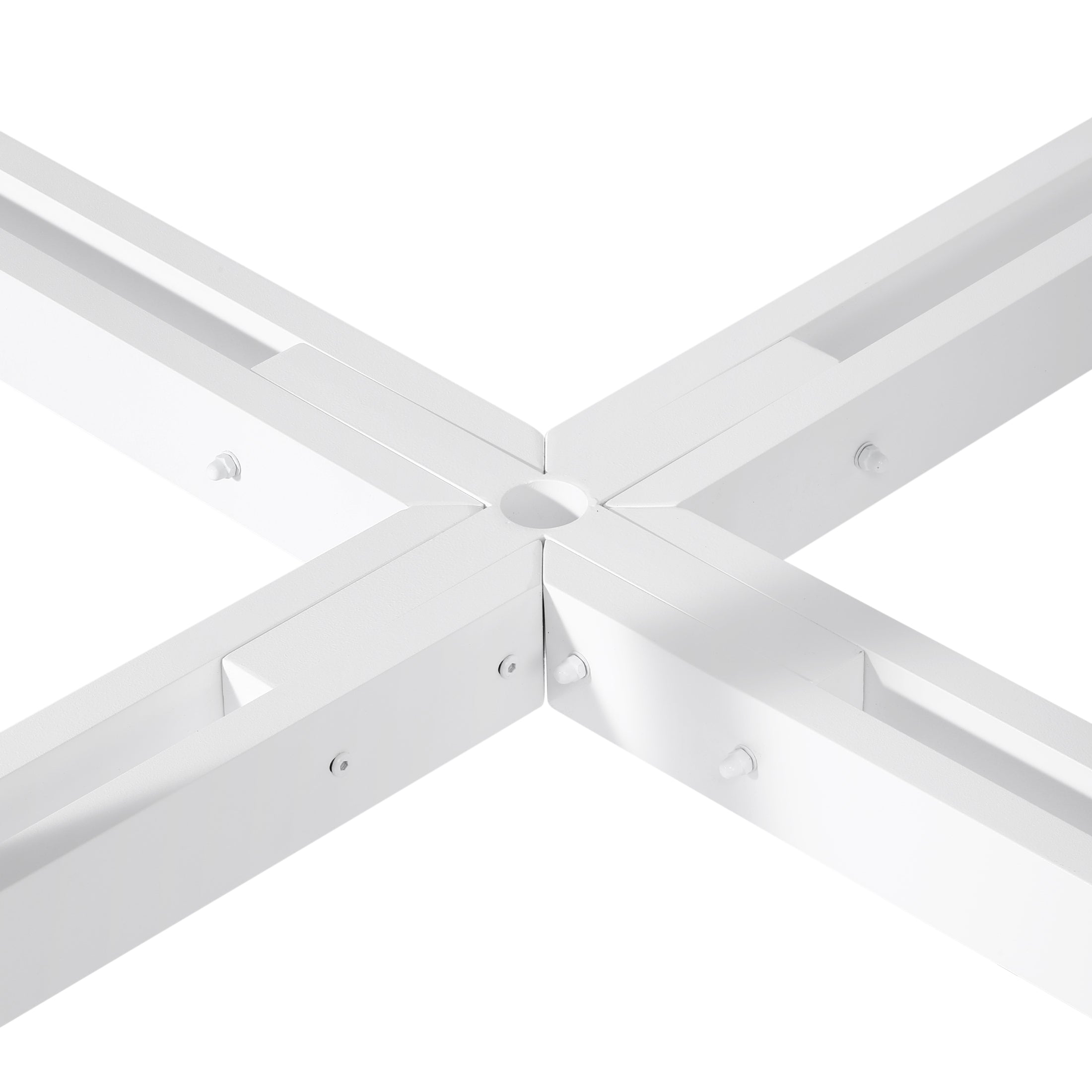 Macon Outdoor 48" HDPE 8-Person Patio Octagon Picnic Table
