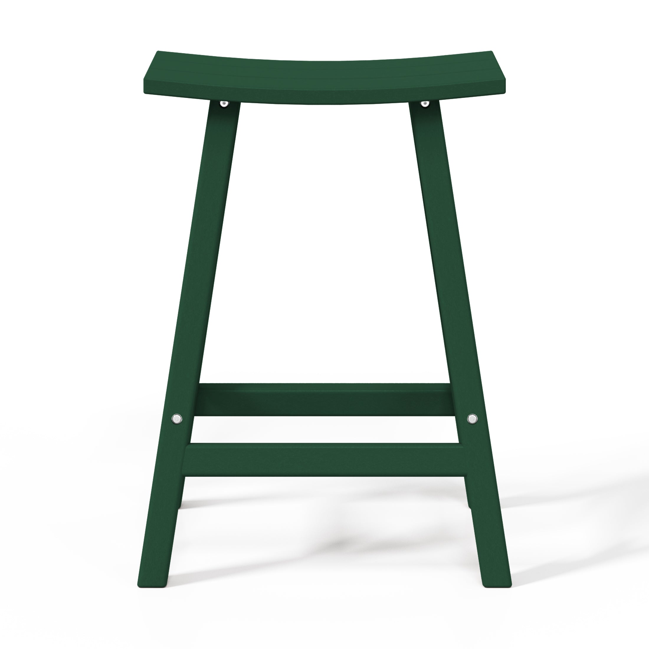 Paradise 2 piece set of 24" height Outdoor / Patio Saddle bar stools