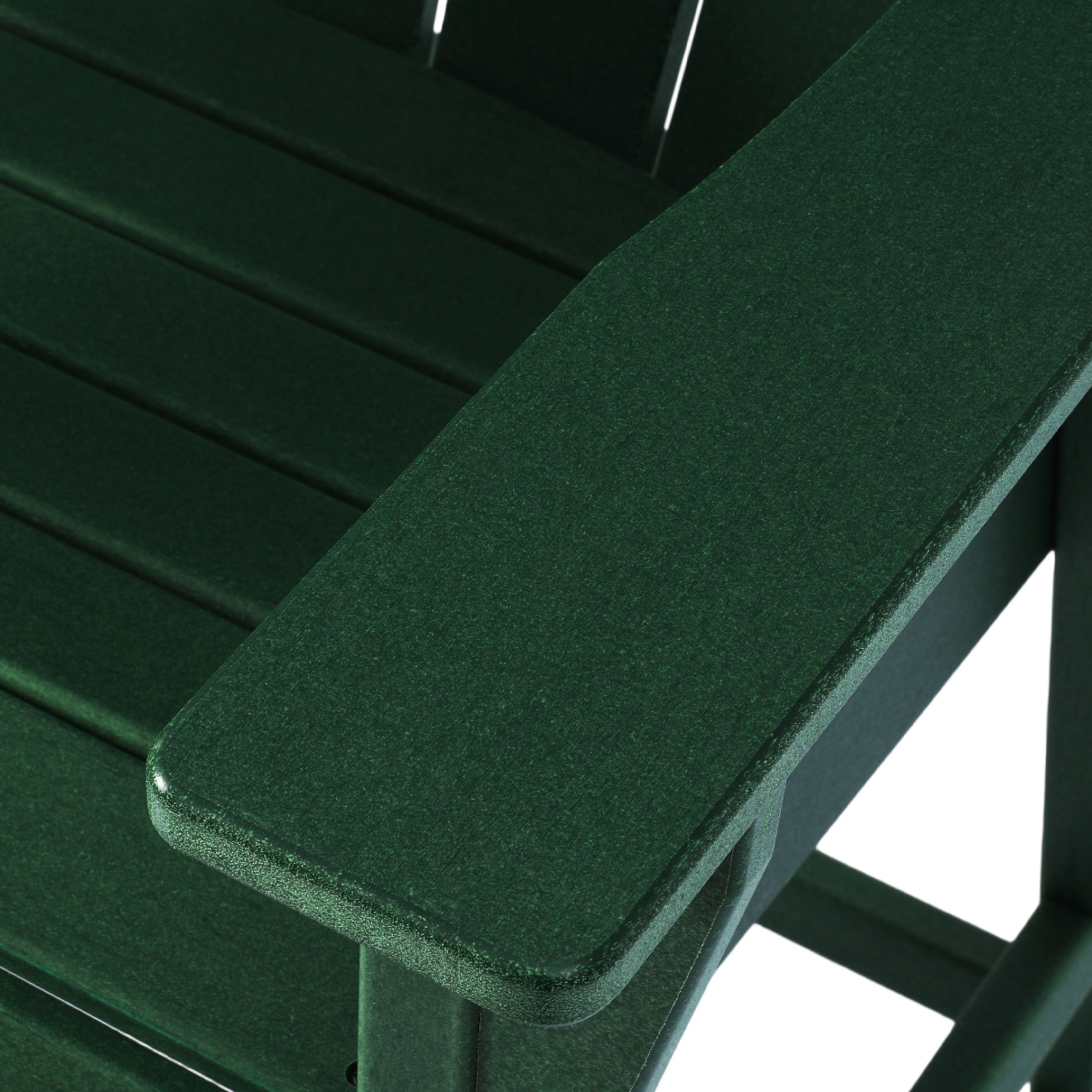 Paradise Outdoor HDPE  Tall Adirondack Counter Height Bar Chair With Cup Holder