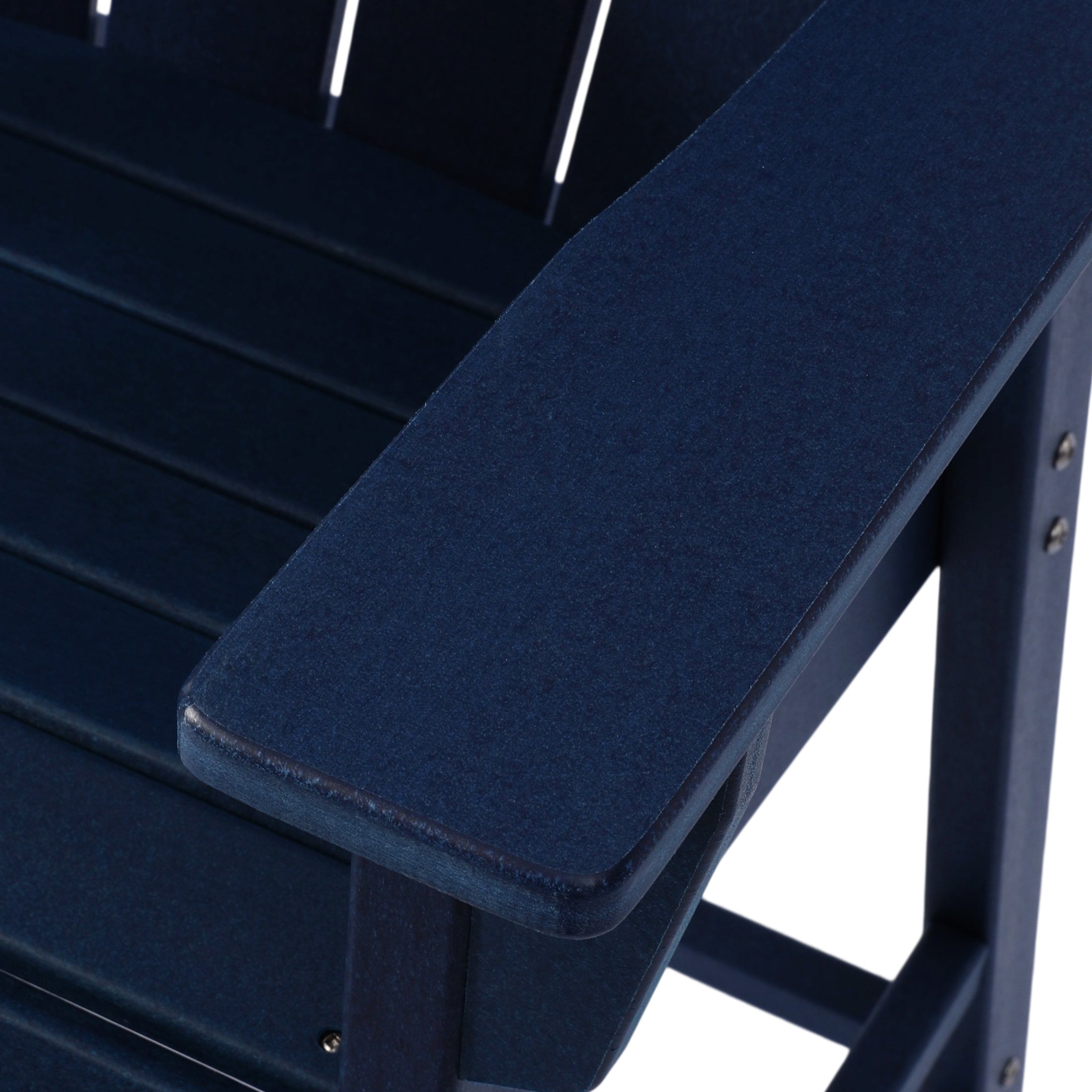 Paradise Outdoor HDPE  Tall Adirondack Counter Height Bar Chair With Cup Holder