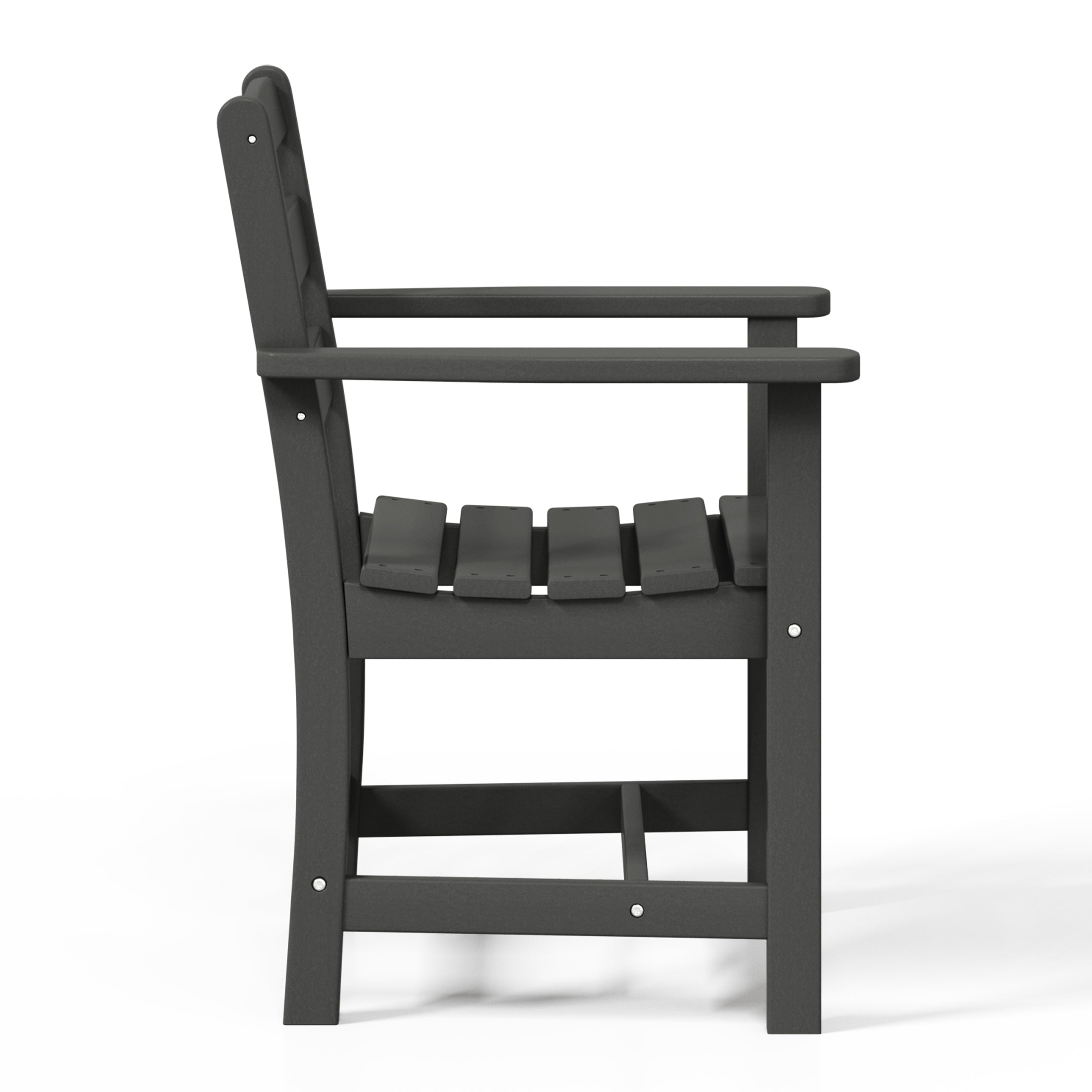 Palms 6-Piece Outdoor HDPE Patio Dining Table Set with Bench