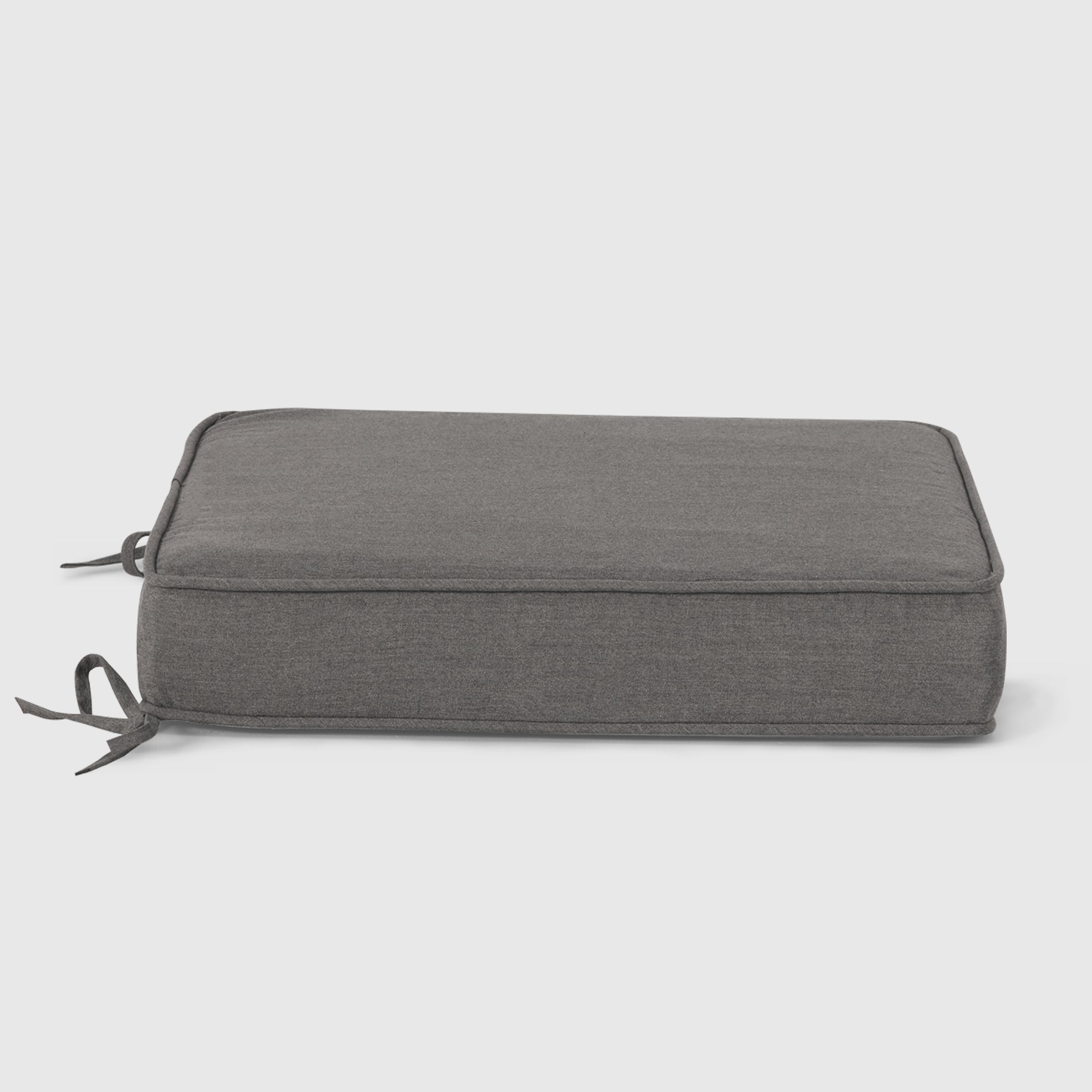 Harmony Outdoor Patio Furniture Seat Chair Square Cushions with Piping. Set of 2, 20" x 19"